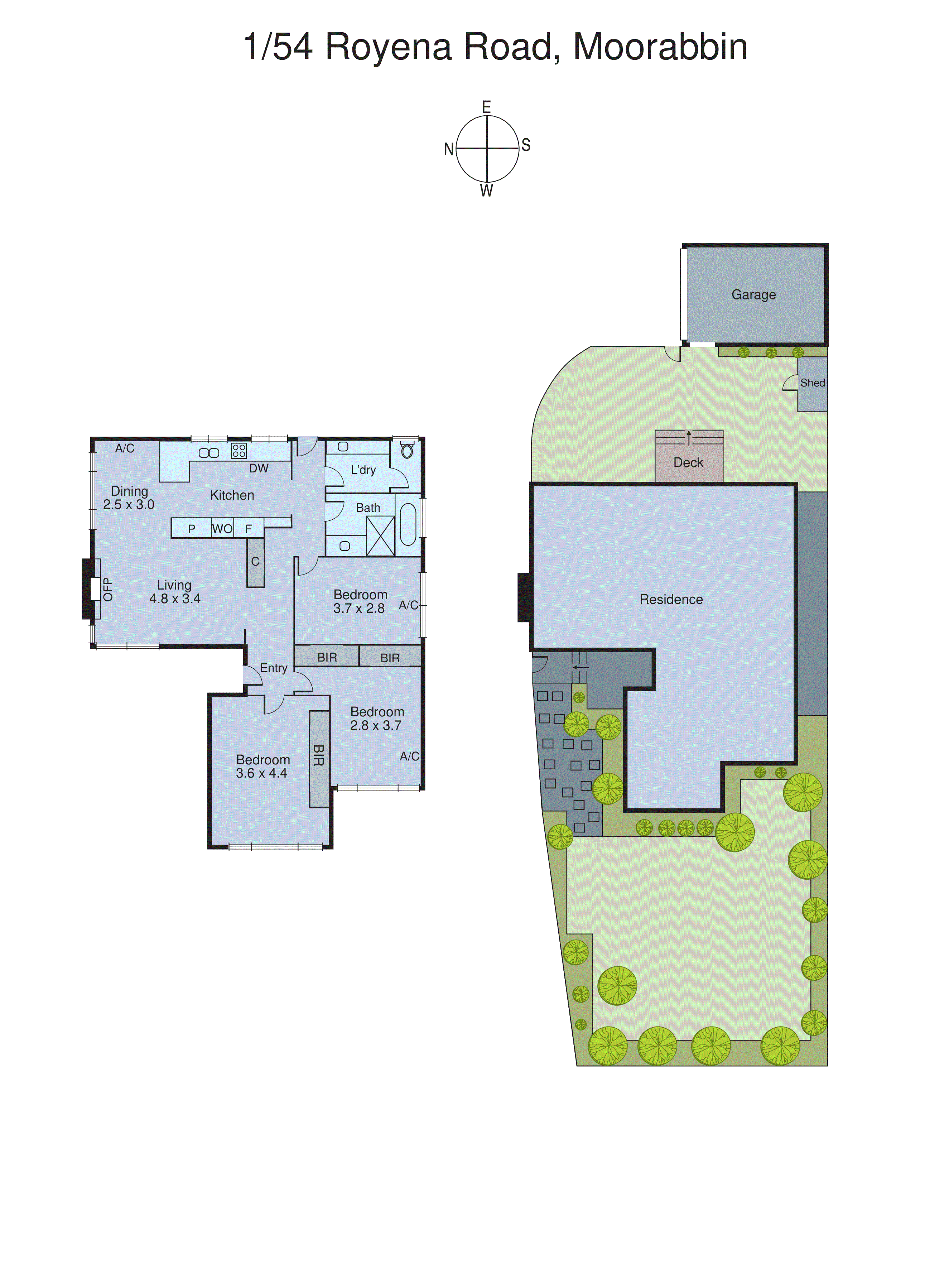 1/54 Royena Road, Moorabbin VIC 3189 - Floorplan