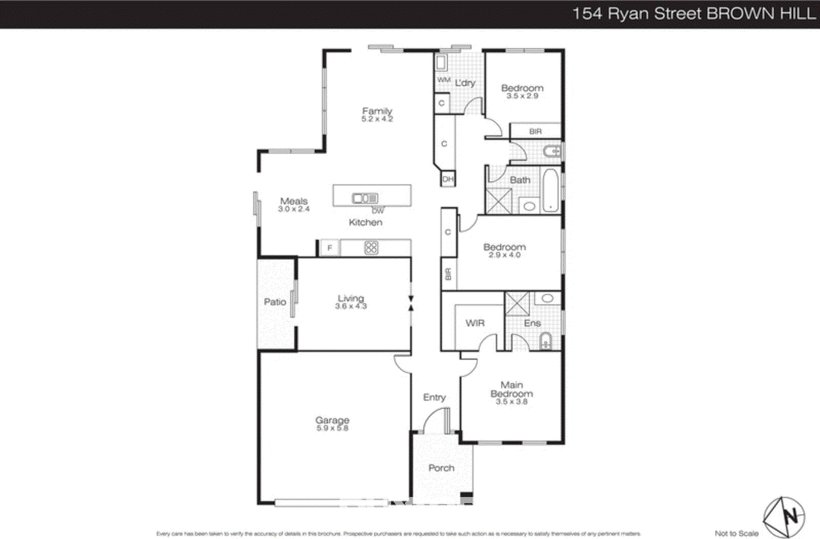 154 Ryan Street, Brown Hill VIC 3350 - Floorplan