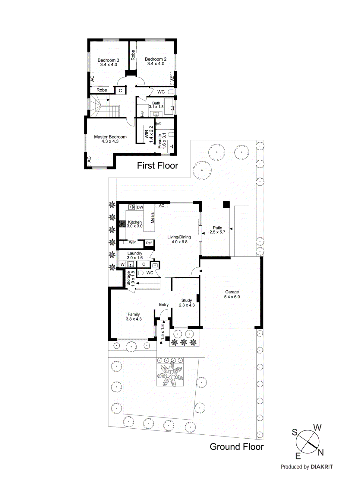 1/54 Valetta Street, Carrum VIC 3197 - Floorplan
