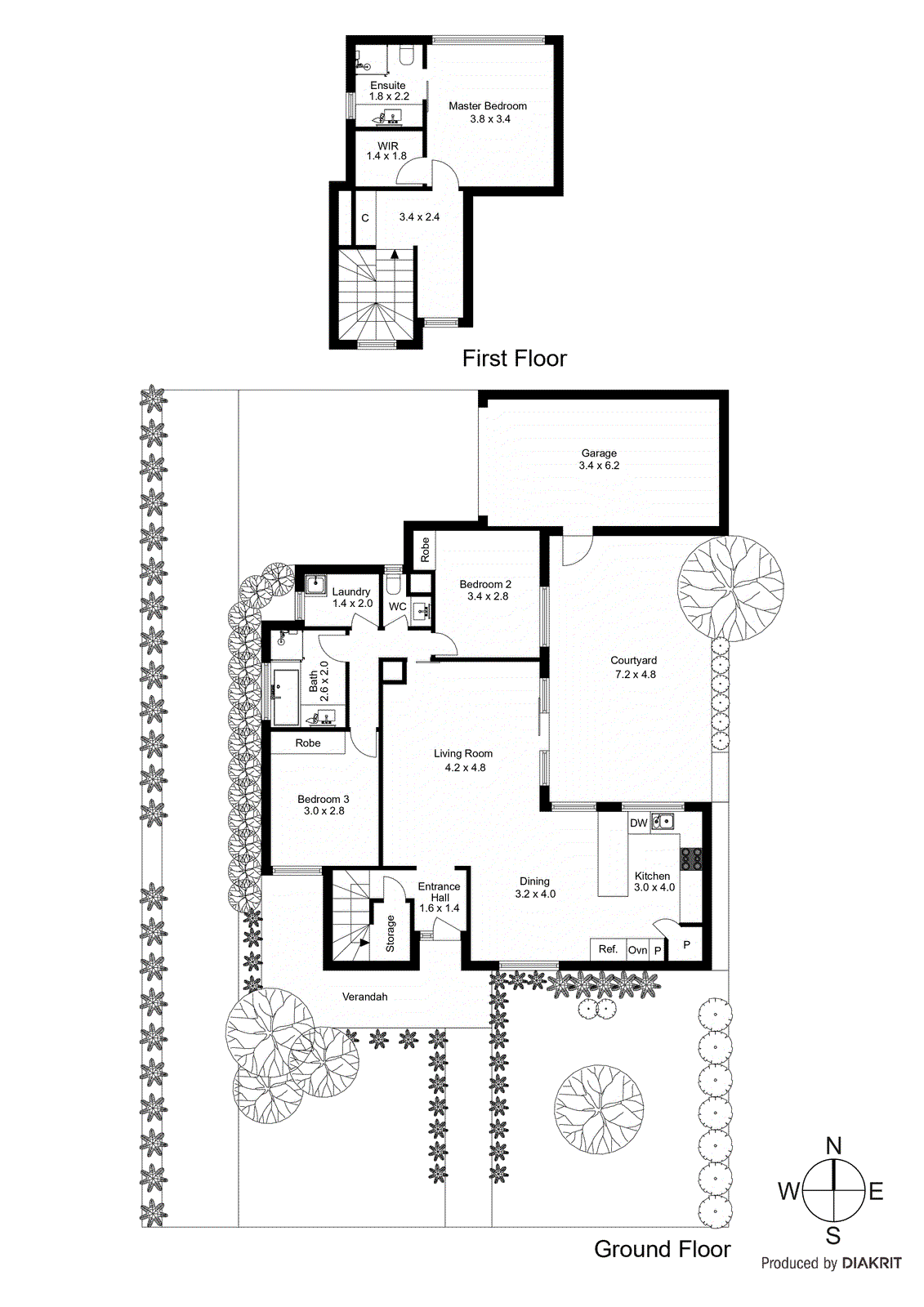 1/55 Edinburgh Street, Clayton VIC 3168 - Floorplan