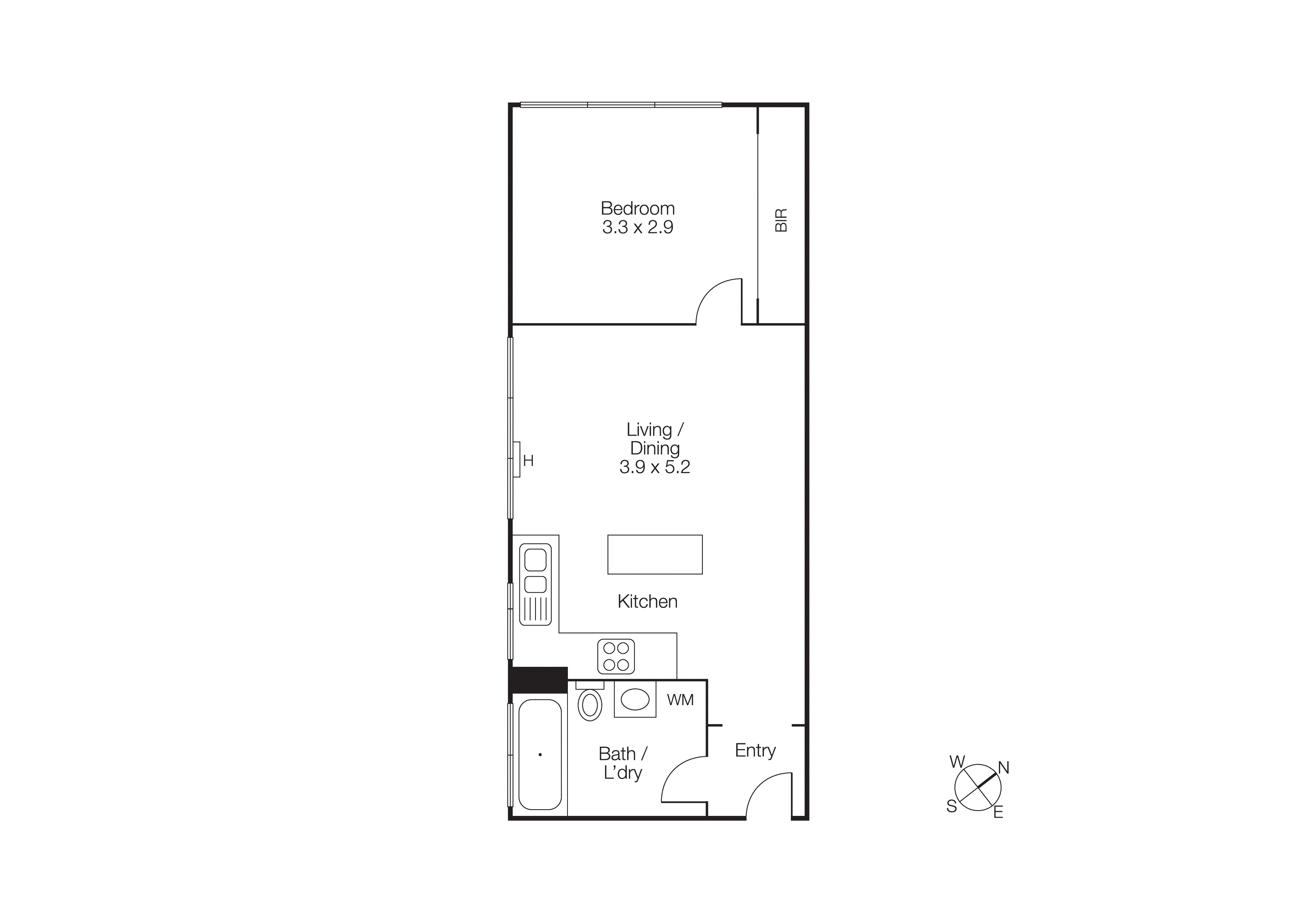 1/55 Foam Street, Elwood VIC 3184 - Floorplan