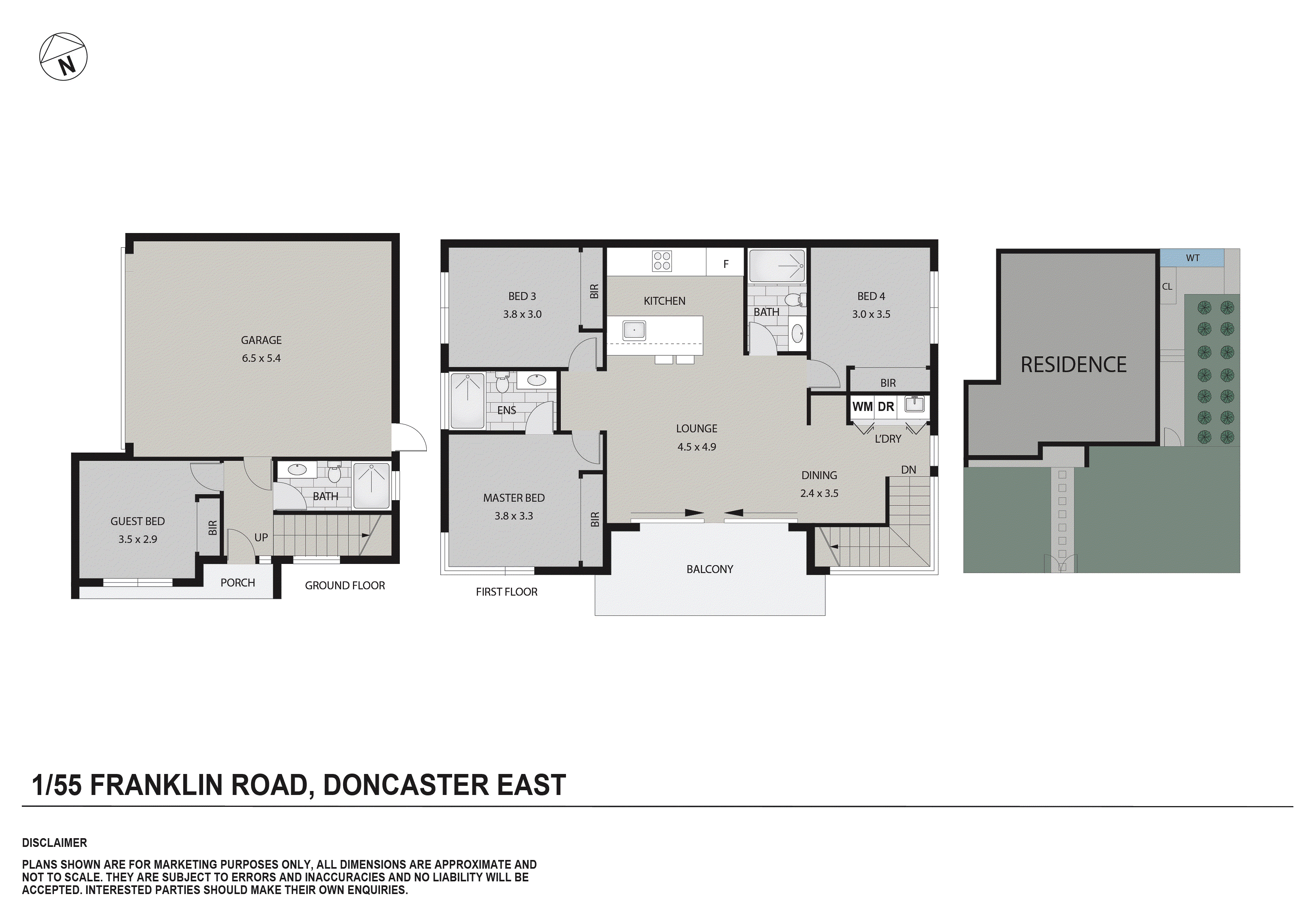 1/55 Franklin Road, Doncaster East VIC 3109 - Floorplan