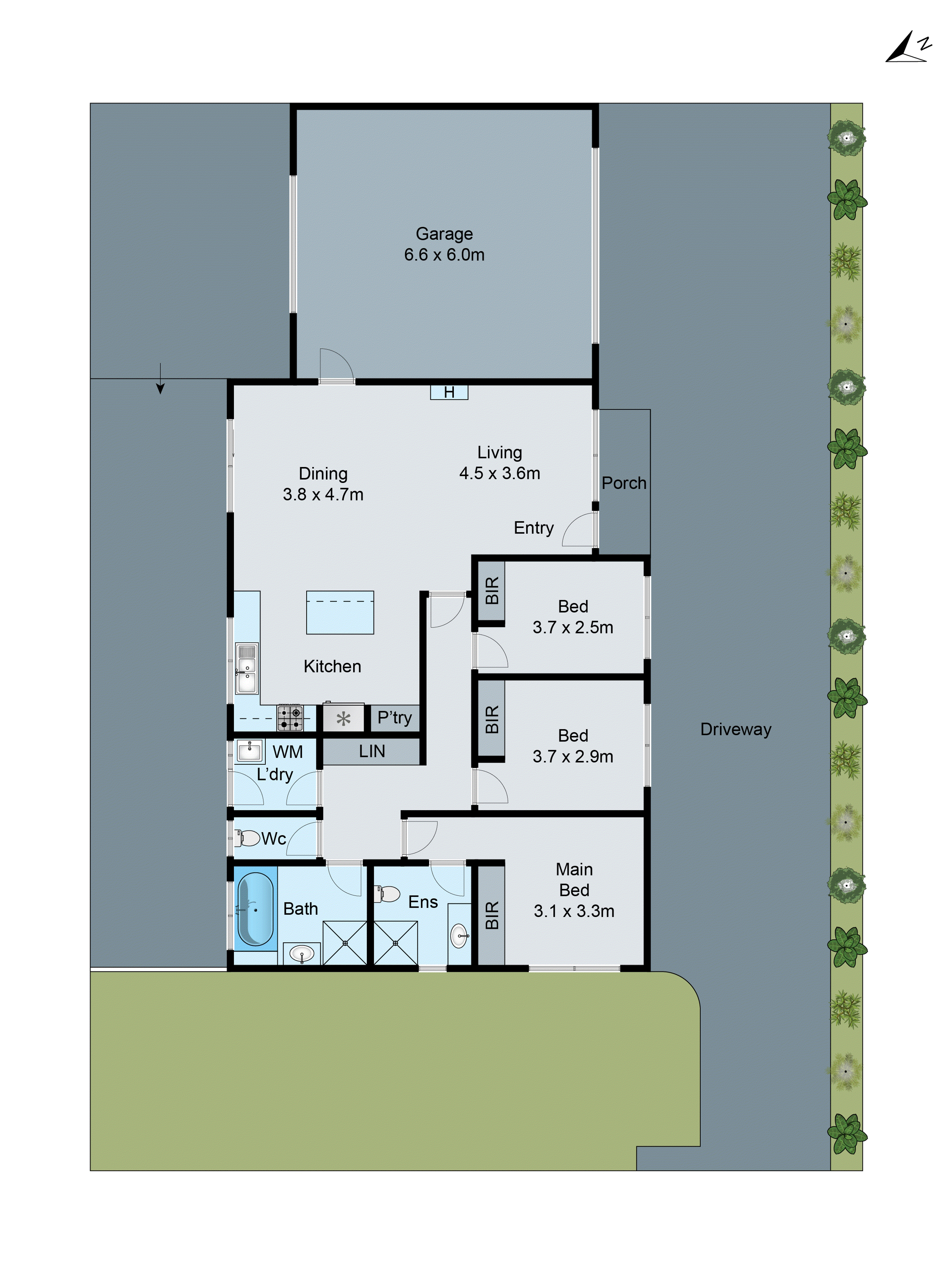 1/55 Haugh Street, Lovely Banks VIC 3213 - Floorplan