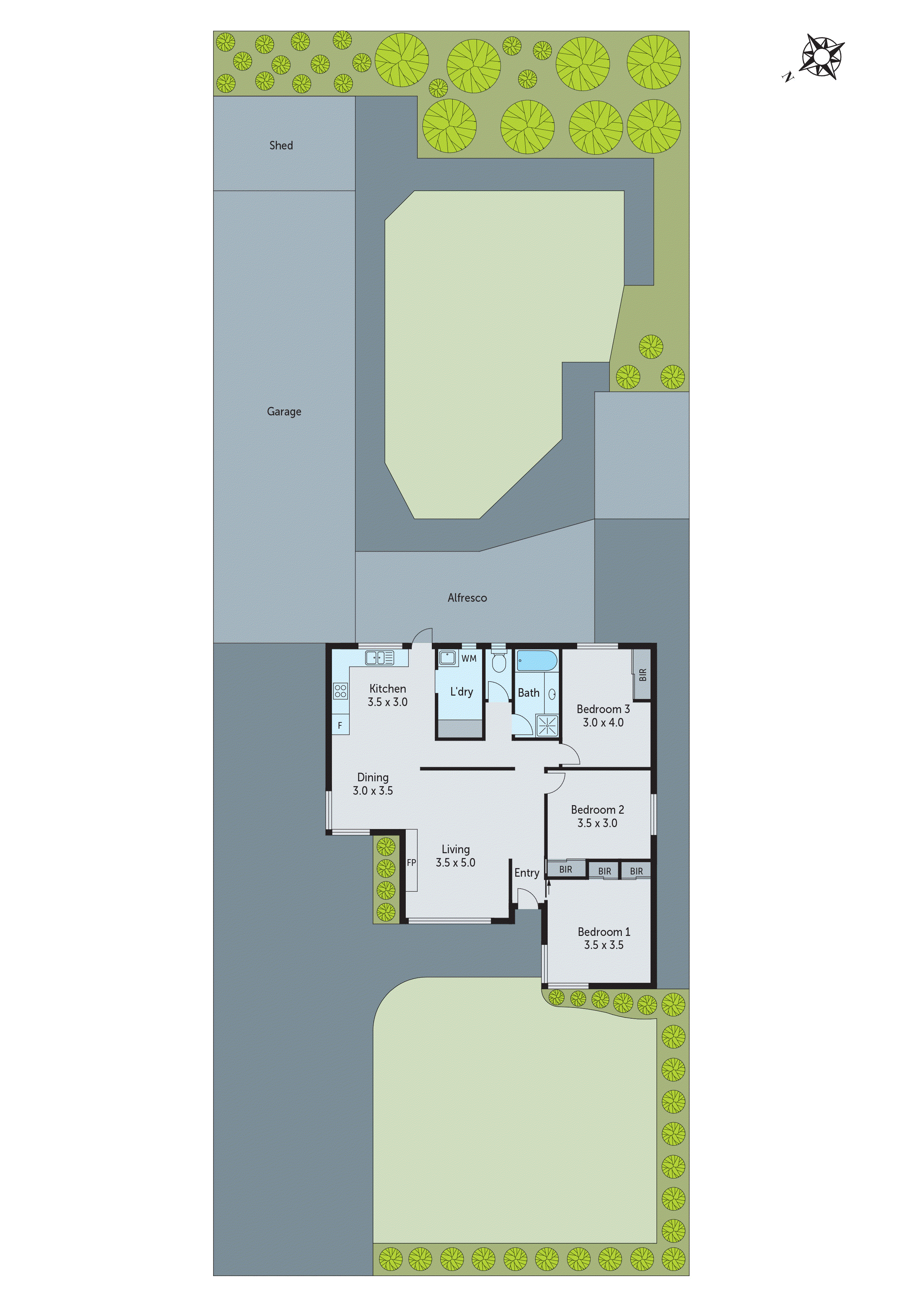 155 Wilsons Road, Whittington VIC 3219 - Floorplan