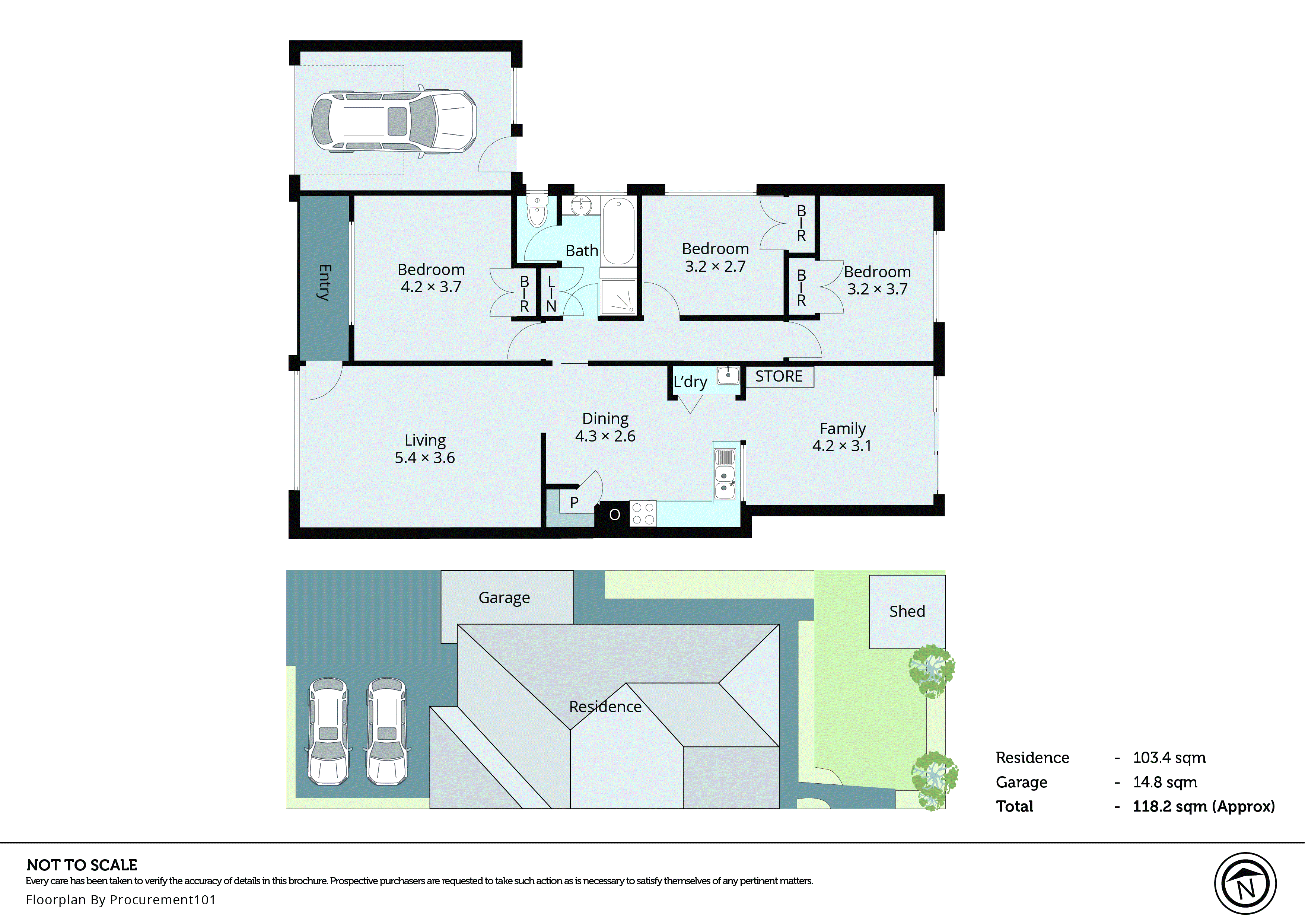 1/55A Leonard Avenue, Noble Park VIC 3174 - Floorplan