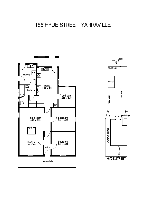 156 Hyde Street, YARRAVILLE VIC 3013 - Floorplan