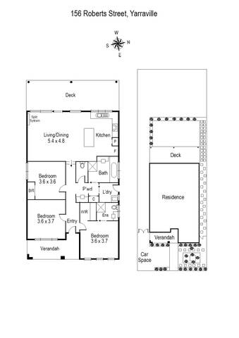 156 Roberts Street, YARRAVILLE VIC 3013 - Floorplan