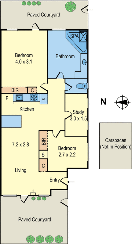 15/60 Beach Road, Mentone VIC 3194 - Floorplan