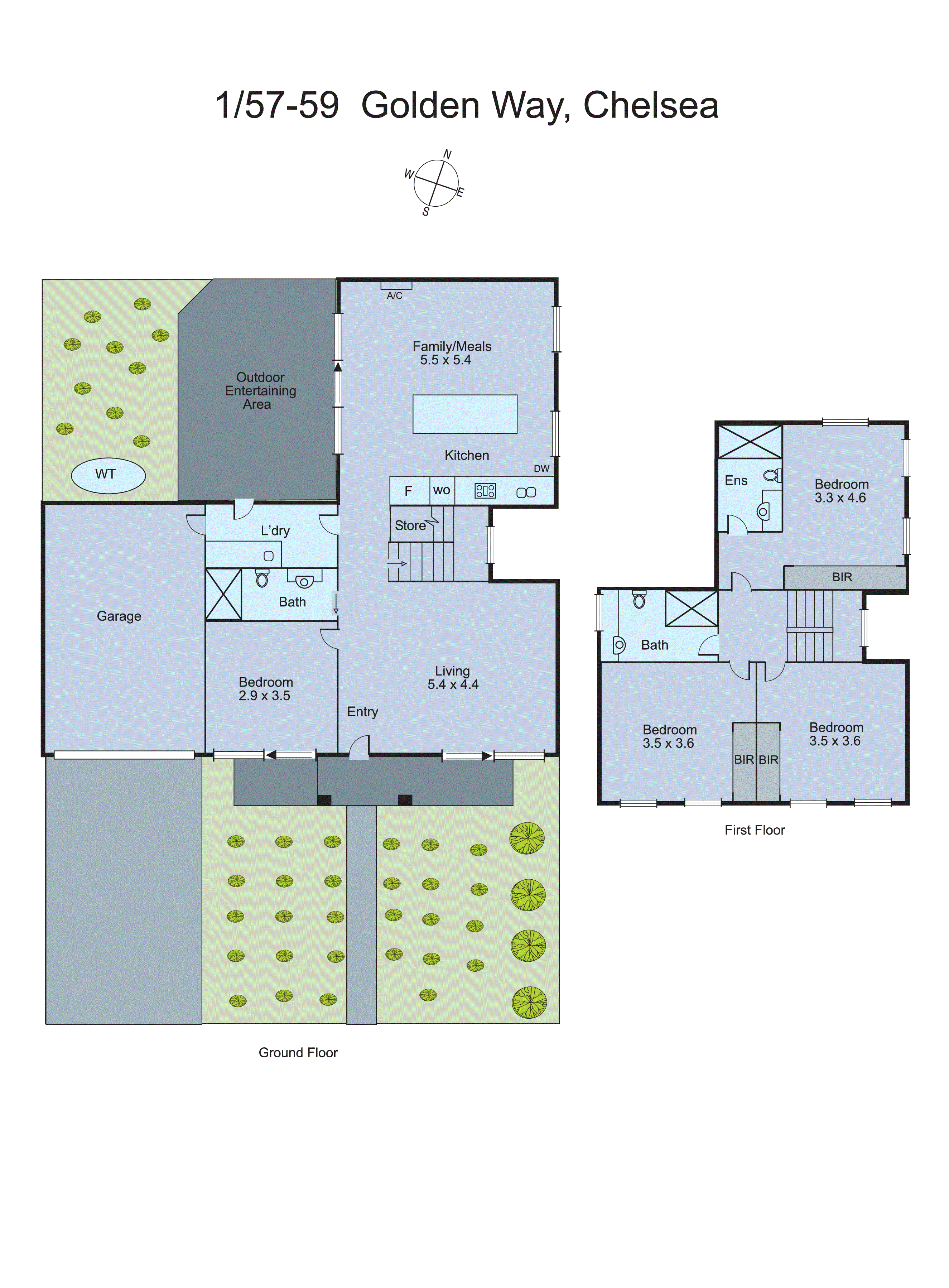 1/57-59 Golden Avenue, Chelsea VIC 3196 - Floorplan