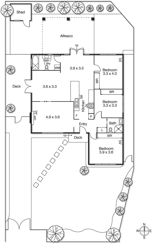 1/57 Brooks Street, Bentleigh East VIC 3165 - Floorplan
