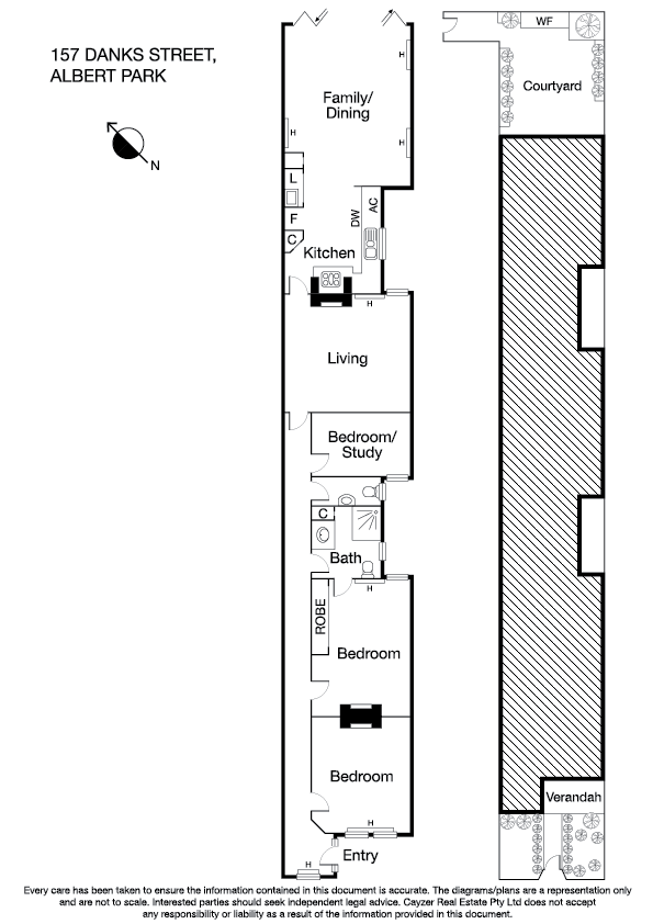 157 Danks Street, ALBERT PARK VIC 3206 - Floorplan