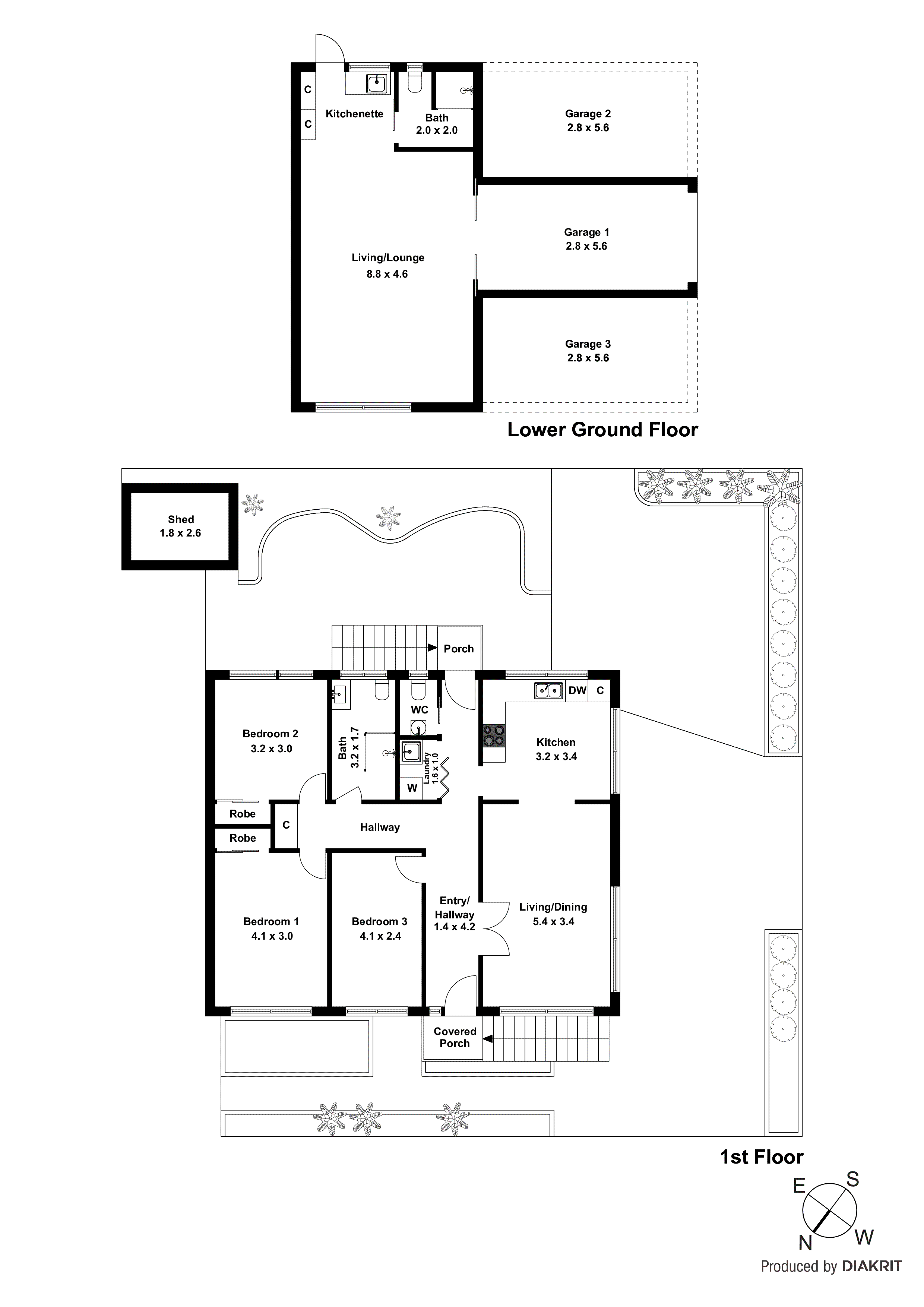 1/57 Jackson Road, Highett VIC 3190 - Floorplan