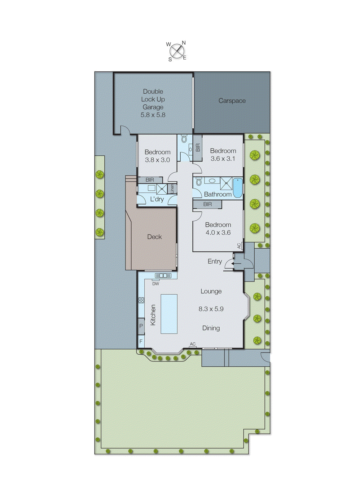 1/57 McDonald Street, Mordialloc VIC 3195 - Floorplan