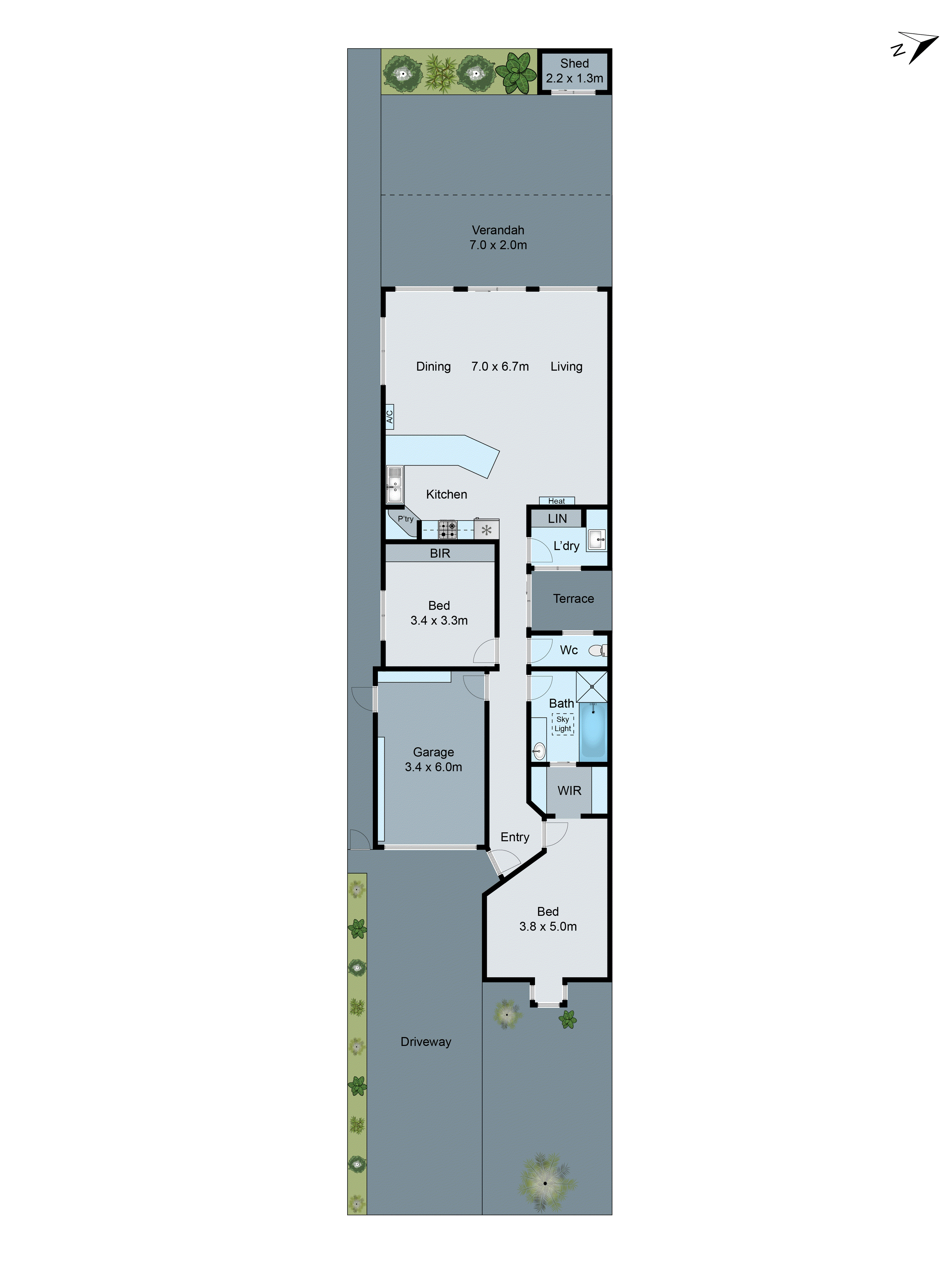 1/57 Rollins Road, Bell Post Hill VIC 3215 - Floorplan