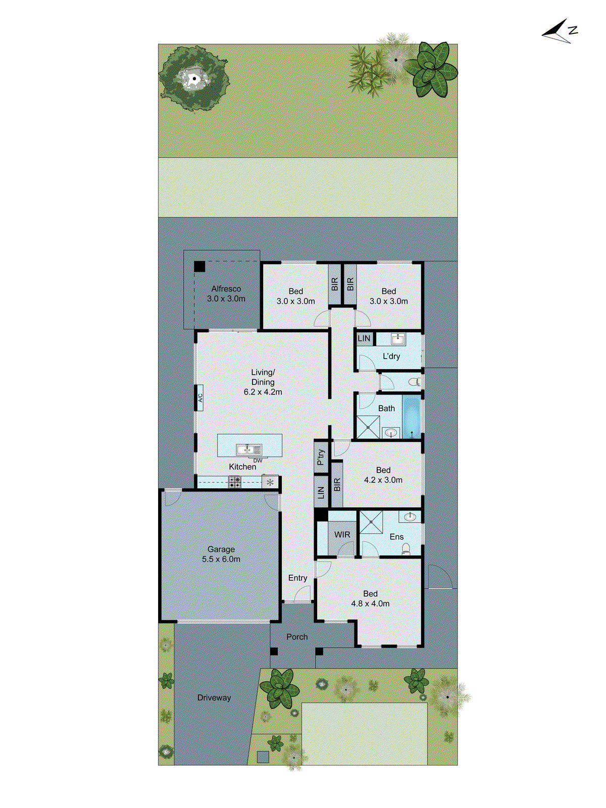 157 Rossack Drive, Grovedale VIC 3216 - Floorplan