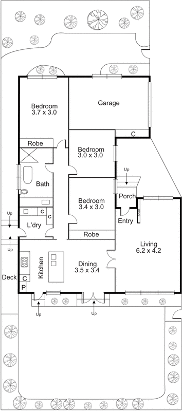 1/57 Service Street, Hampton VIC 3188 - Floorplan