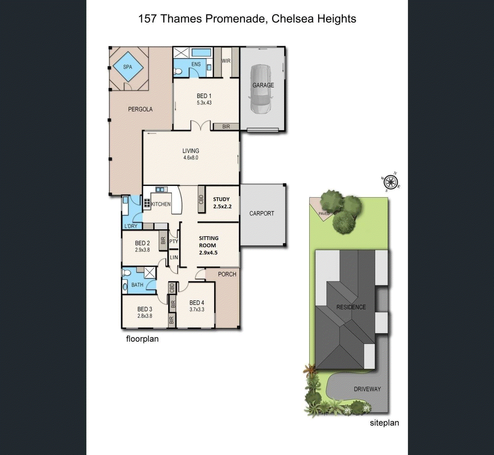 157 Thames Promenade, Chelsea Heights VIC 3196 - Floorplan