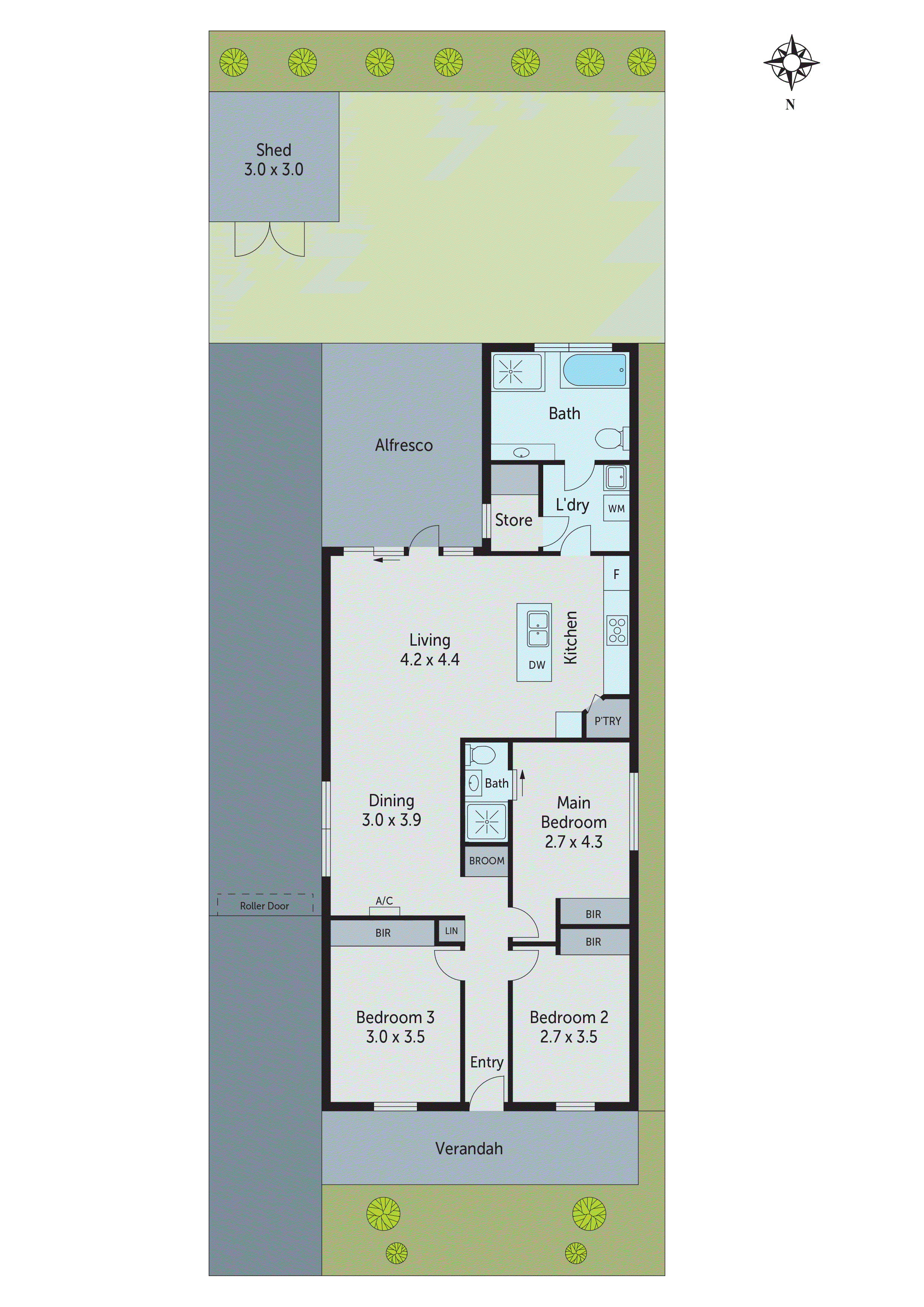 1/57 Waratah Street, Geelong West VIC 3218 - Floorplan