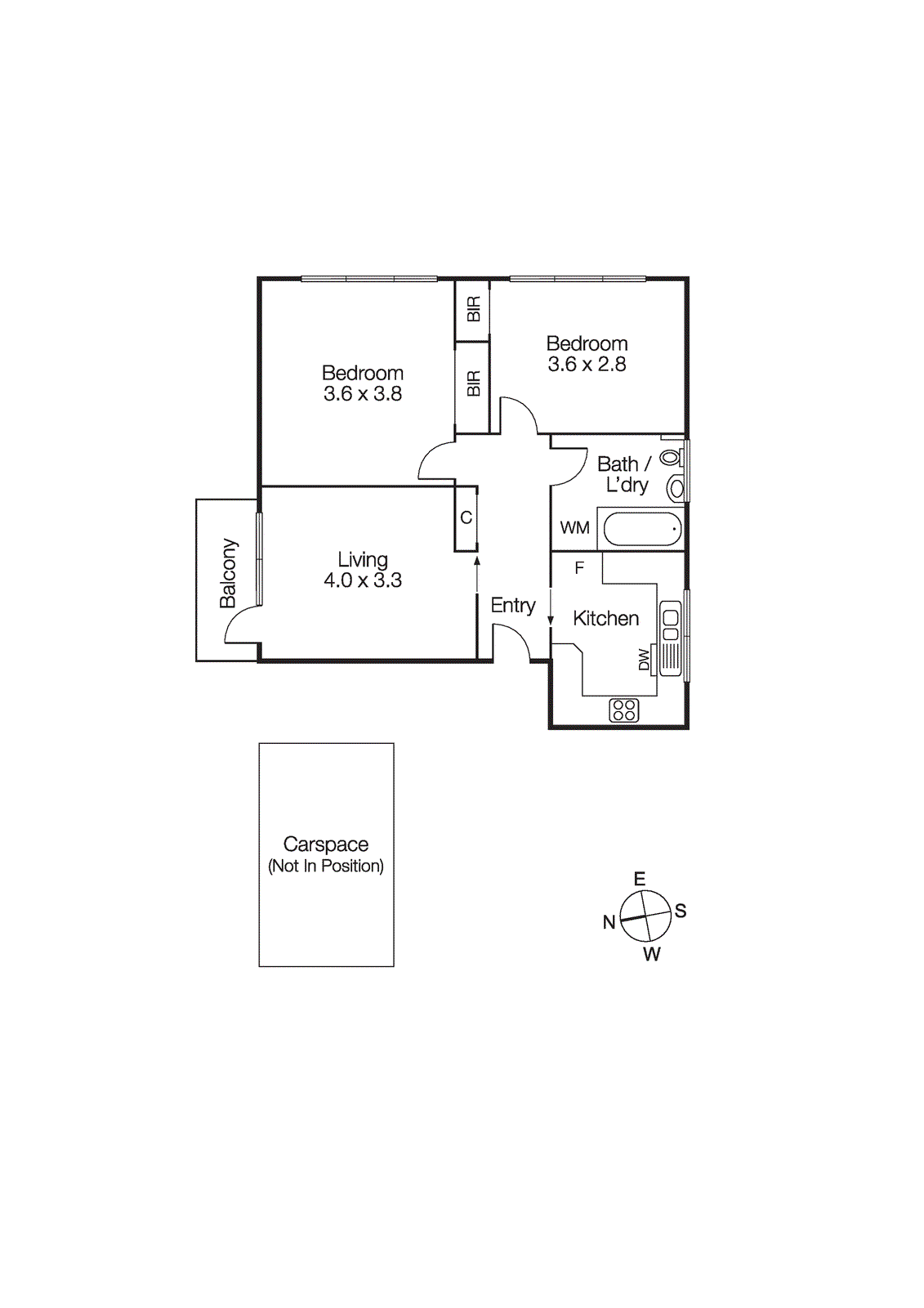 1/57 Westbury Street, St Kilda East VIC 3183 - Floorplan