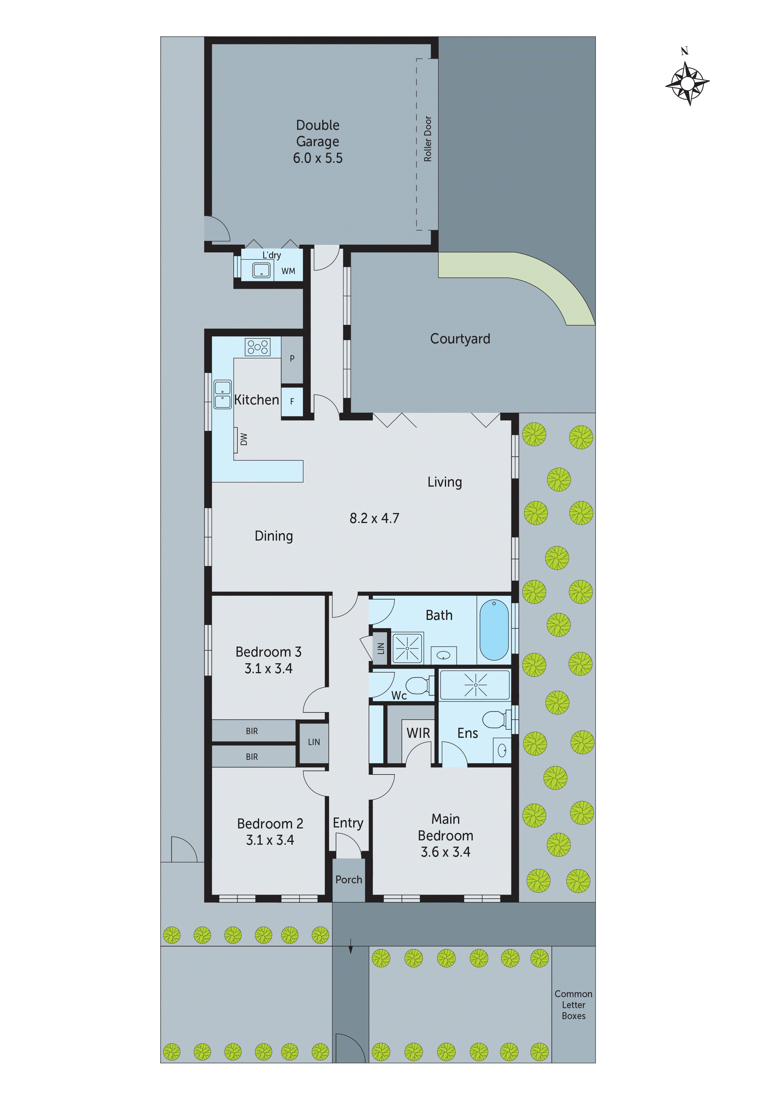 1/58-60 O'Connell Street, Geelong West VIC 3218 - Floorplan