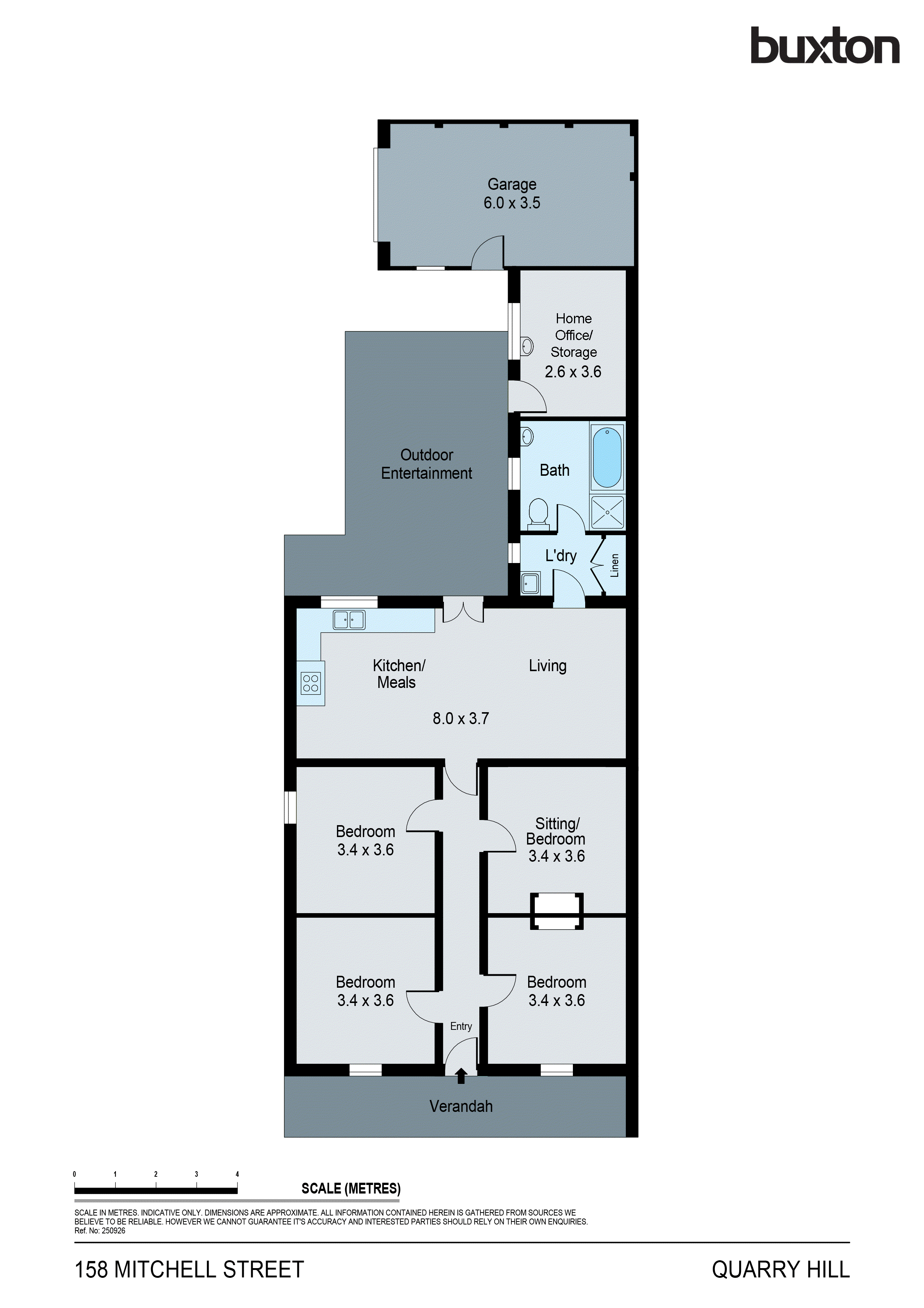 158 Mitchell Street, Quarry Hill VIC 3550 - Floorplan