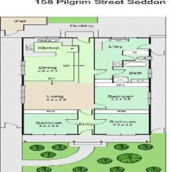 158 Pilgrim Street, SEDDON VIC 3011 - Floorplan