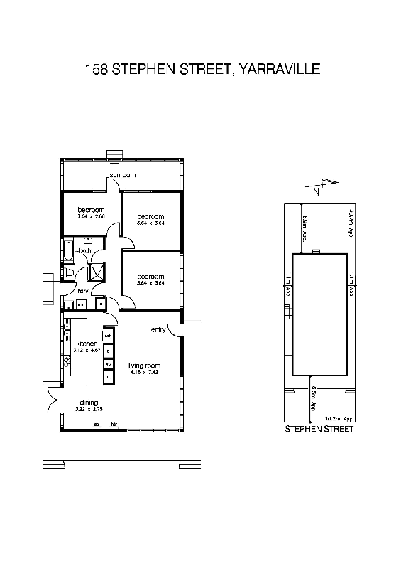 158 Stephen Street, YARRAVILLE VIC 3013 - Floorplan