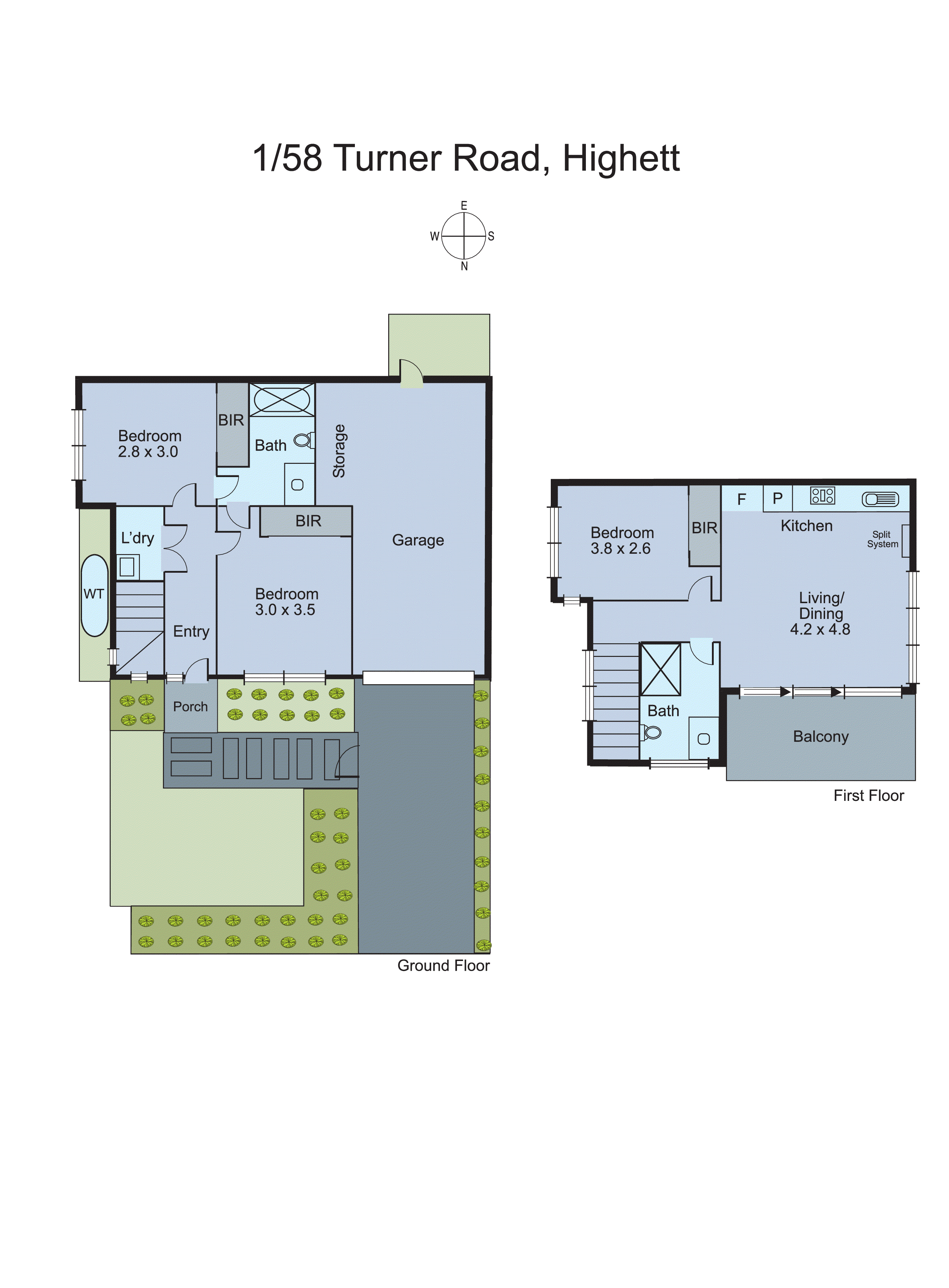 1/58 Turner Road, Highett VIC 3190 - Floorplan
