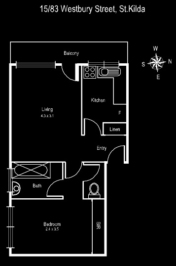 15/83 Westbury Street, St Kilda East VIC 3183 - Floorplan