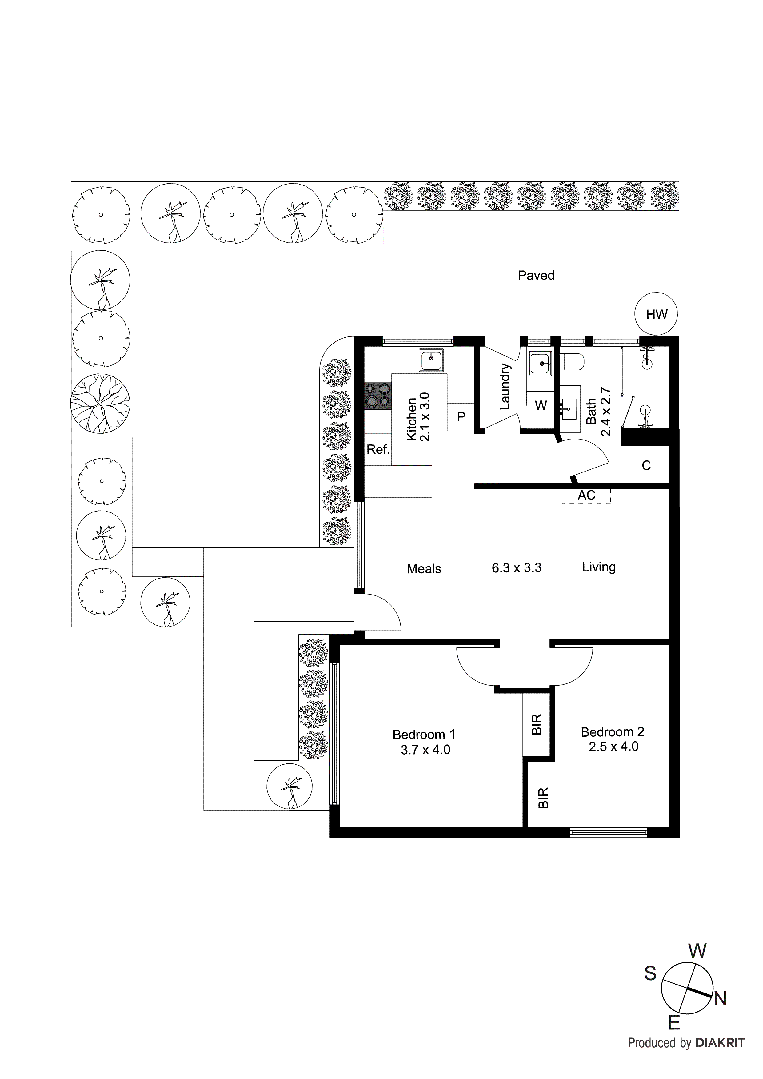 1/59 Blantyre Avenue, Chelsea VIC 3196 - Floorplan