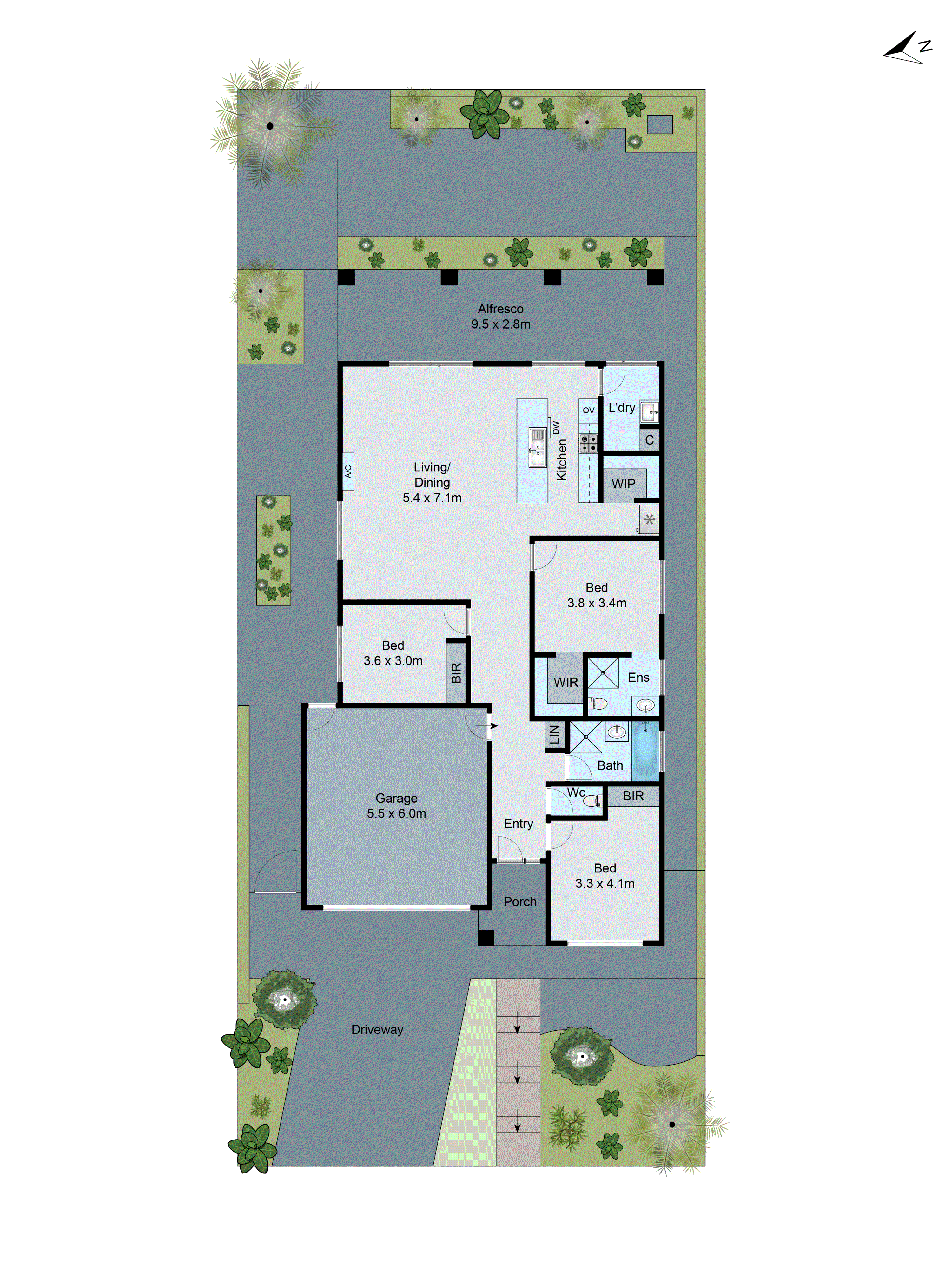 159 Rossack Drive, Grovedale VIC 3216 - Floorplan