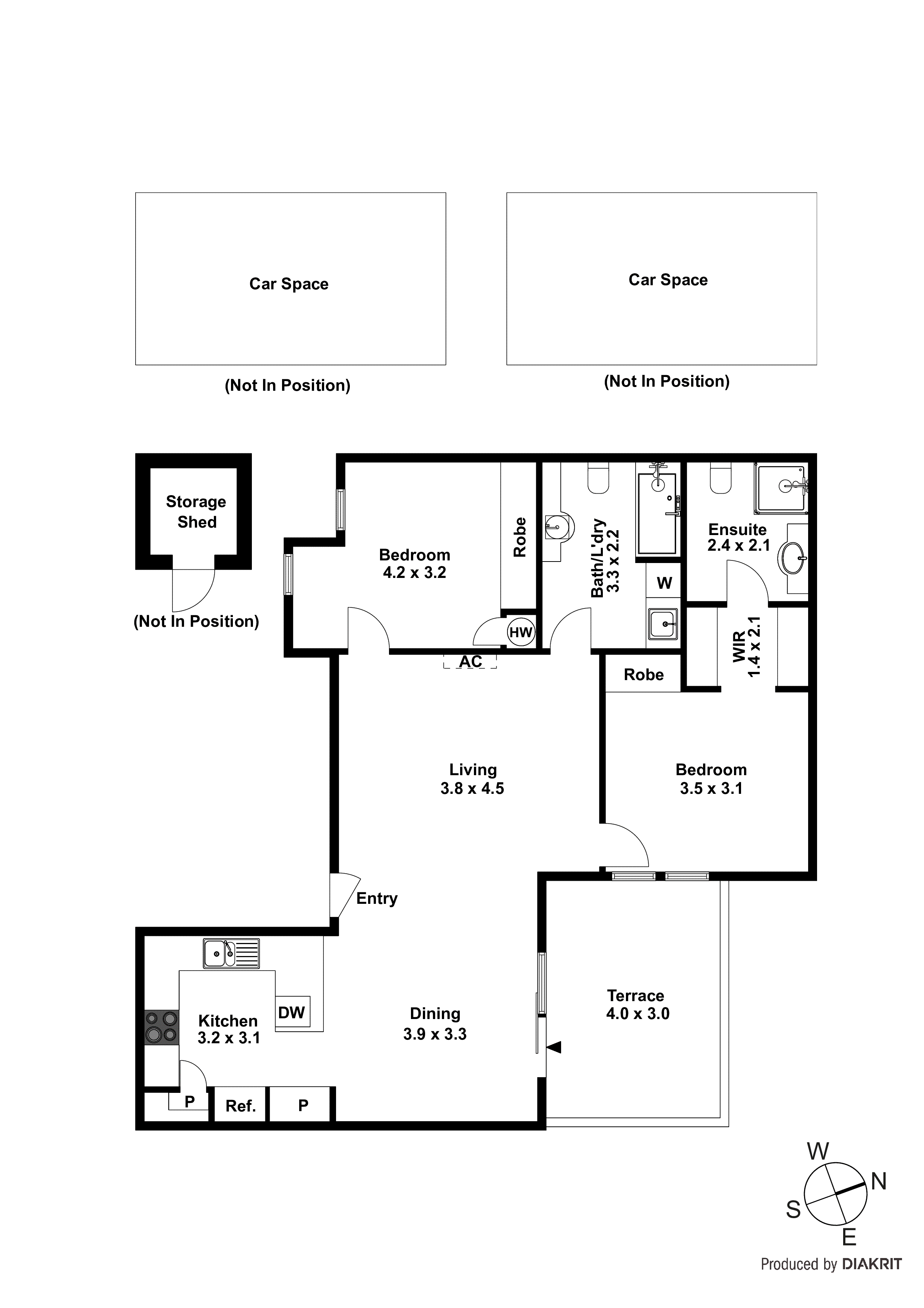 15/93 Highett Road, Hampton VIC 3188 - Floorplan