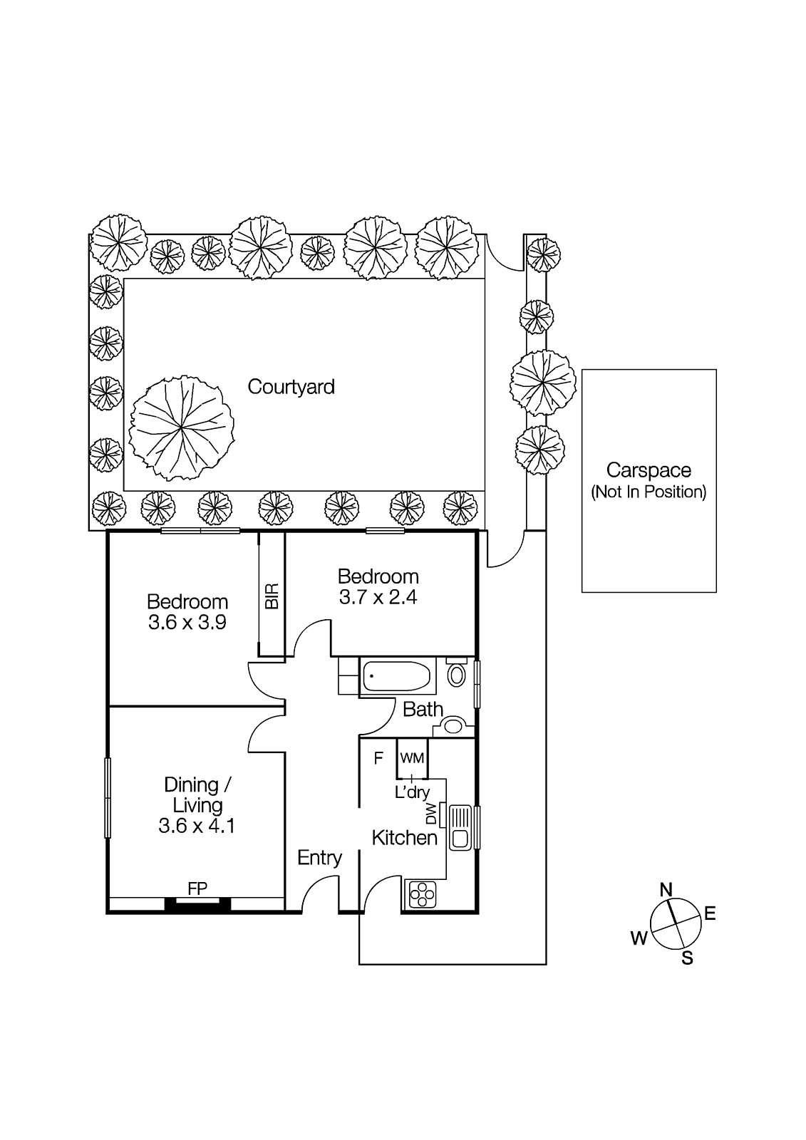 1/5a The Avenue, Balaclava VIC 3183 - Floorplan