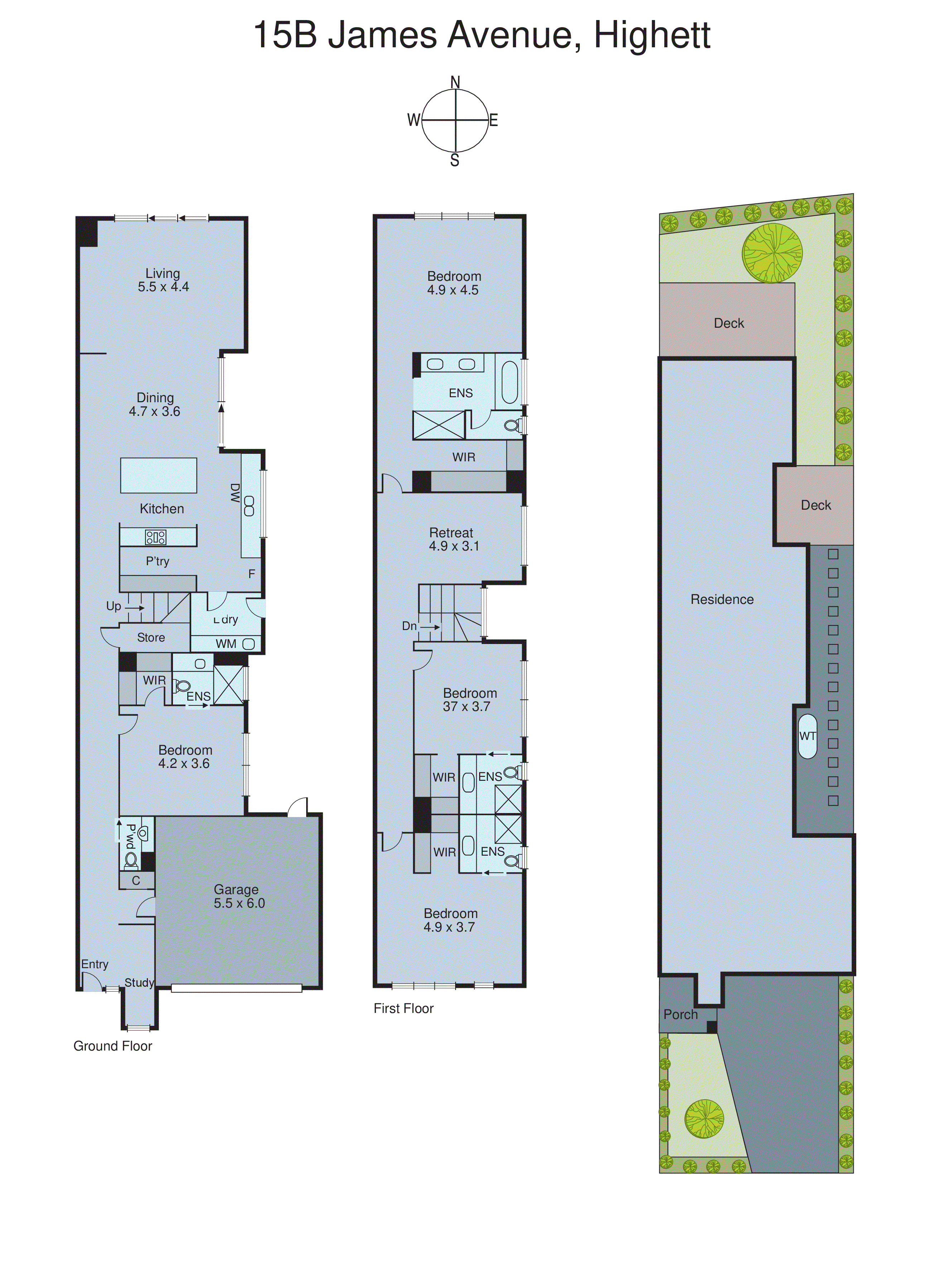 15B James Avenue, Highett VIC 3190 - Floorplan