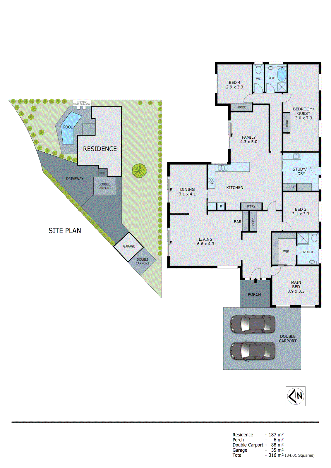 16-18 Colin Court, Dingley Village VIC 3172 - Floorplan