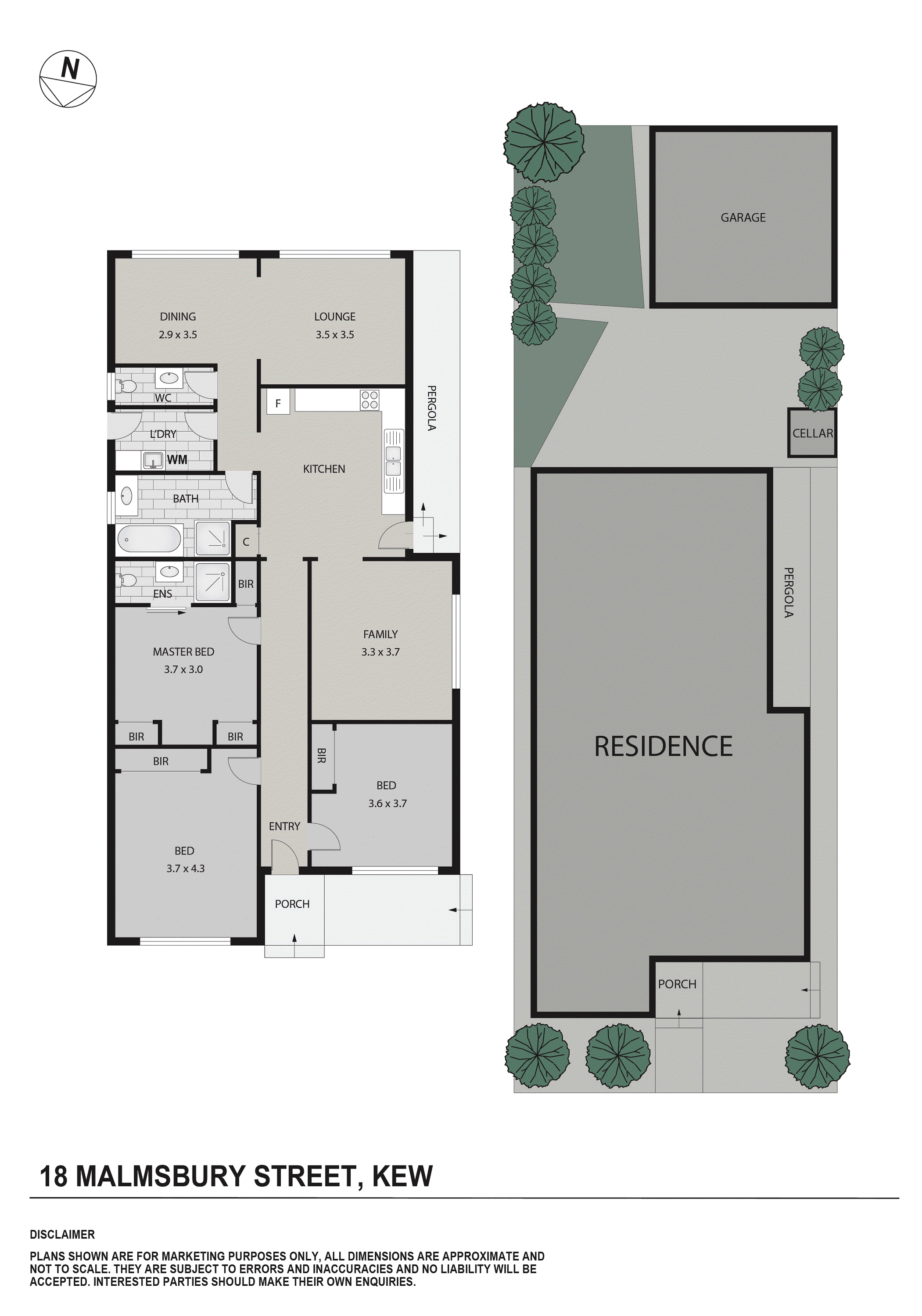16-18 Malmsbury Street, Kew VIC 3101 - Floorplan