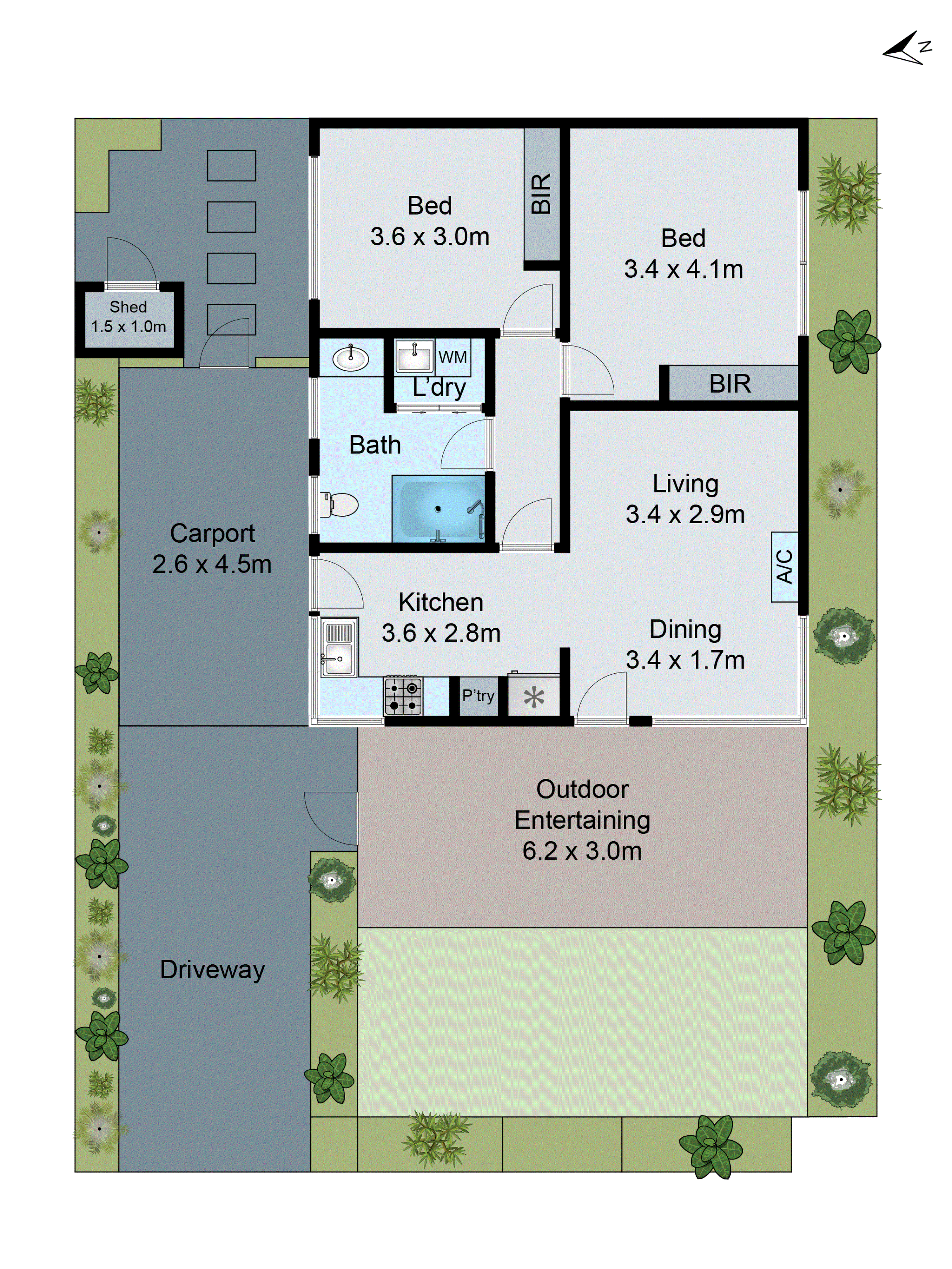 1/6-8 Stafford Street, Herne Hill VIC 3218 - Floorplan