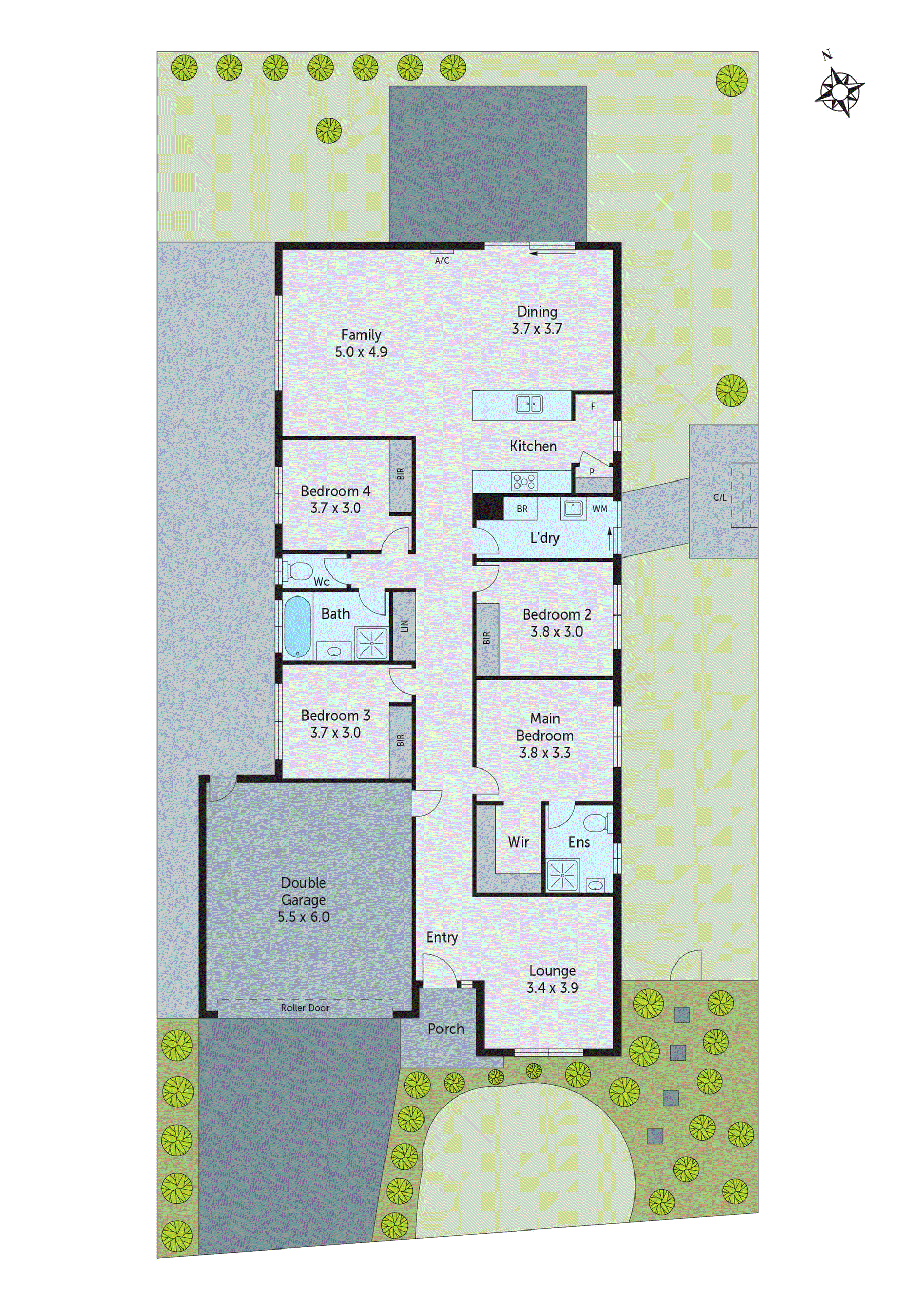 16 Baybrook Avenue, Curlewis VIC 3222 - Floorplan