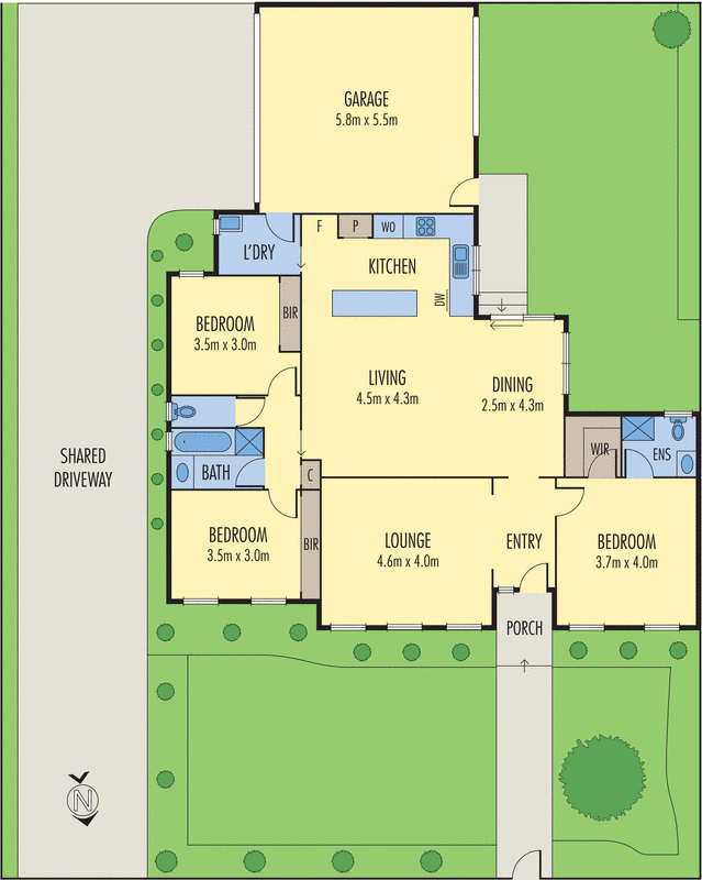 1/6 Beal Street, Mount Waverley VIC 3149 - Floorplan