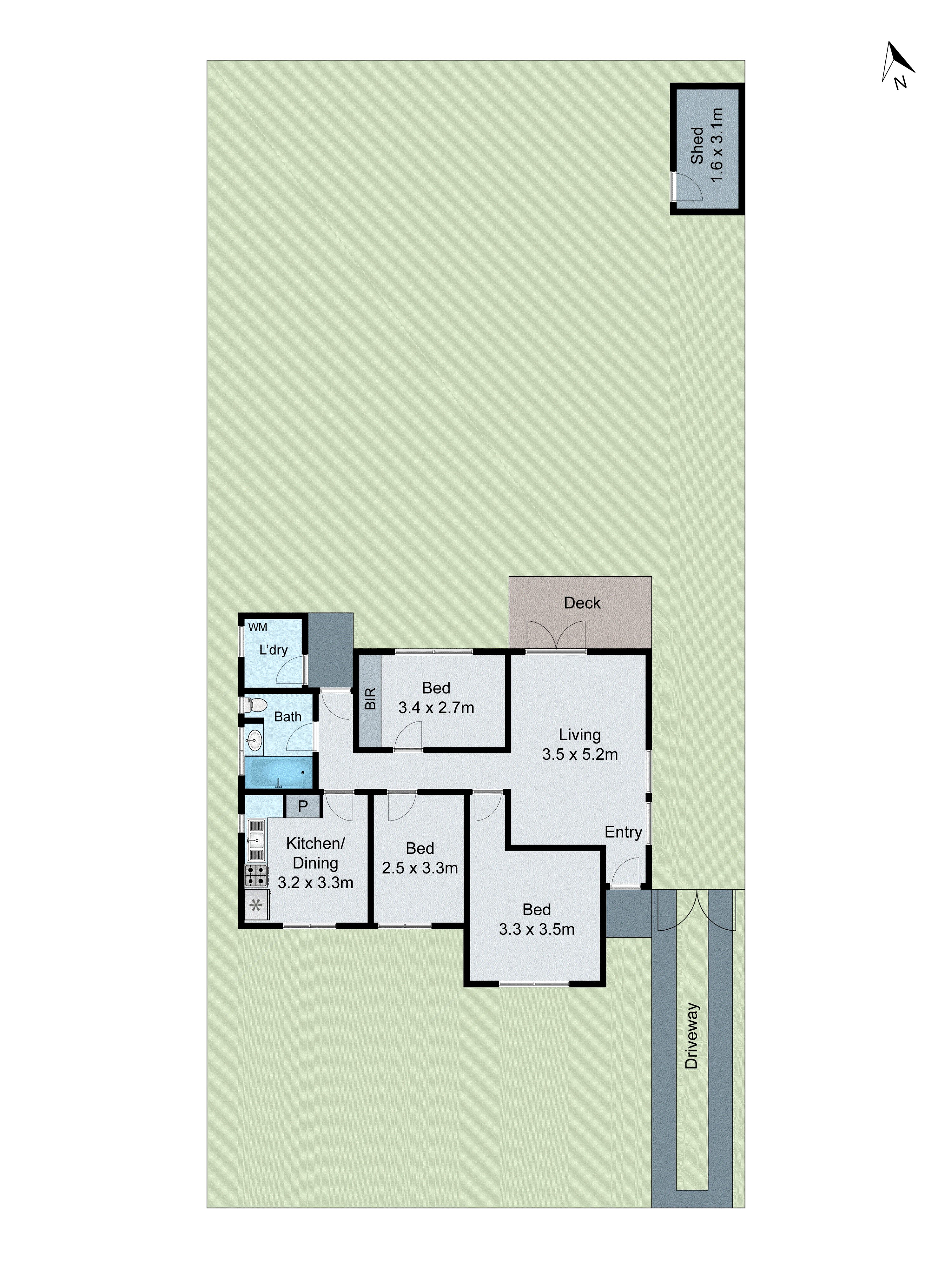 16 Bellbird Avenue, Norlane VIC 3214 - Floorplan