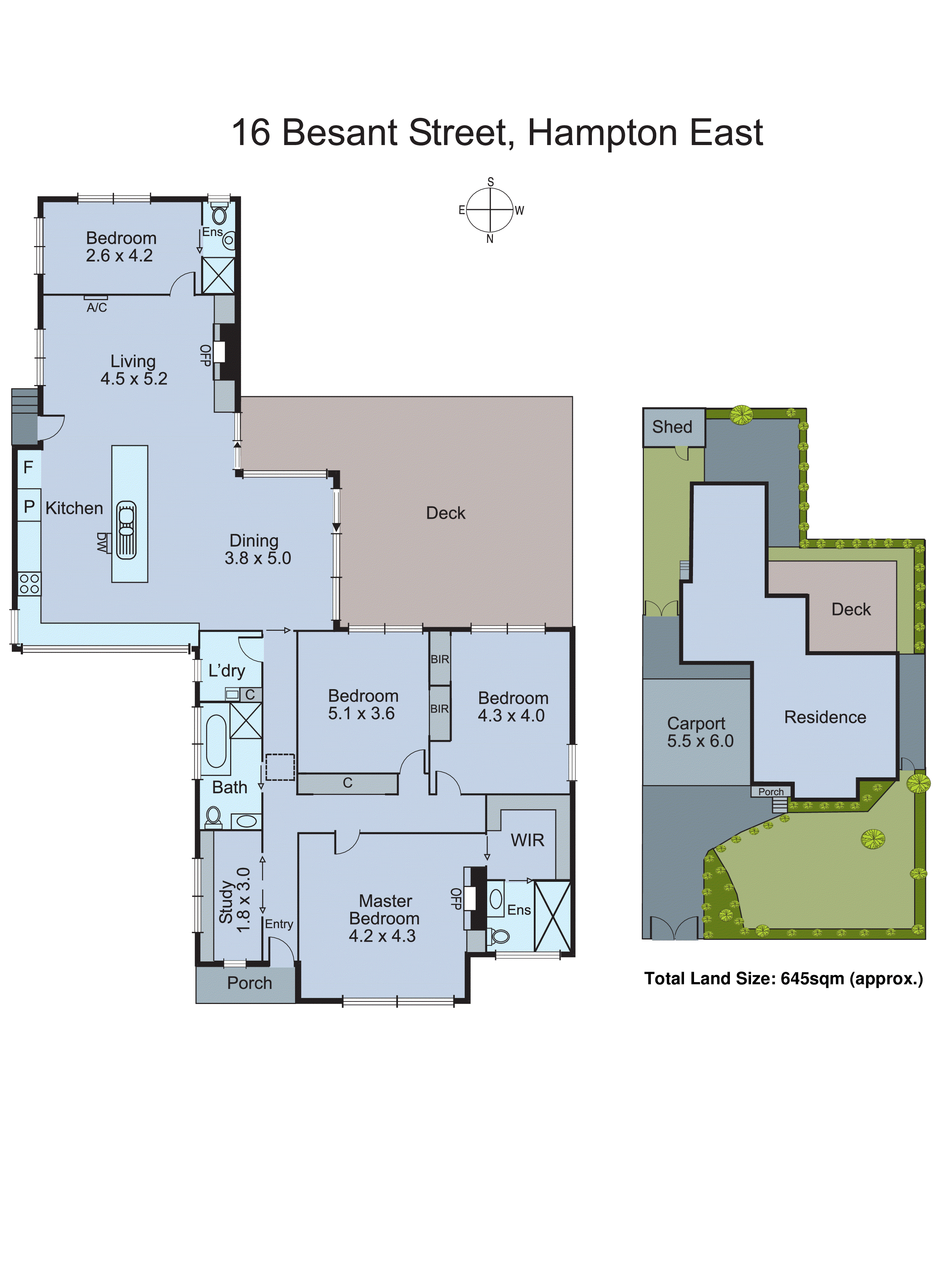 16 Besant Street, Hampton East VIC 3188 - Floorplan