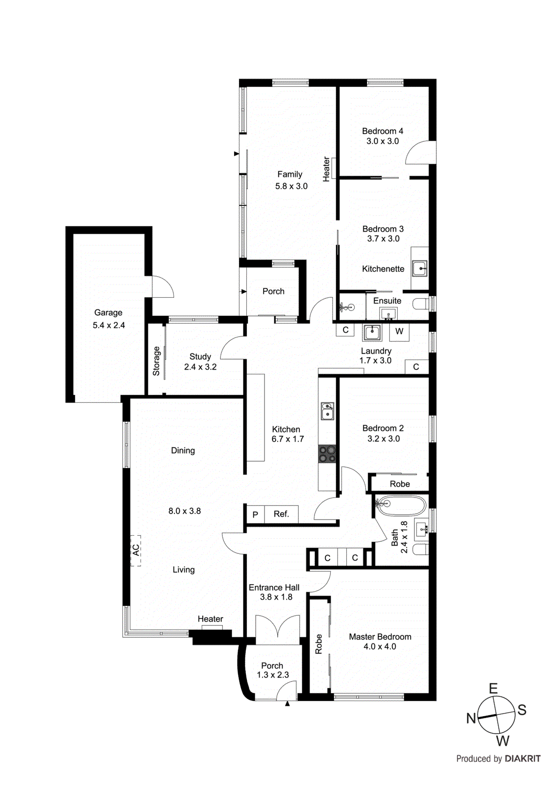 16 Bowen Street, Malvern East VIC 3145 - Floorplan