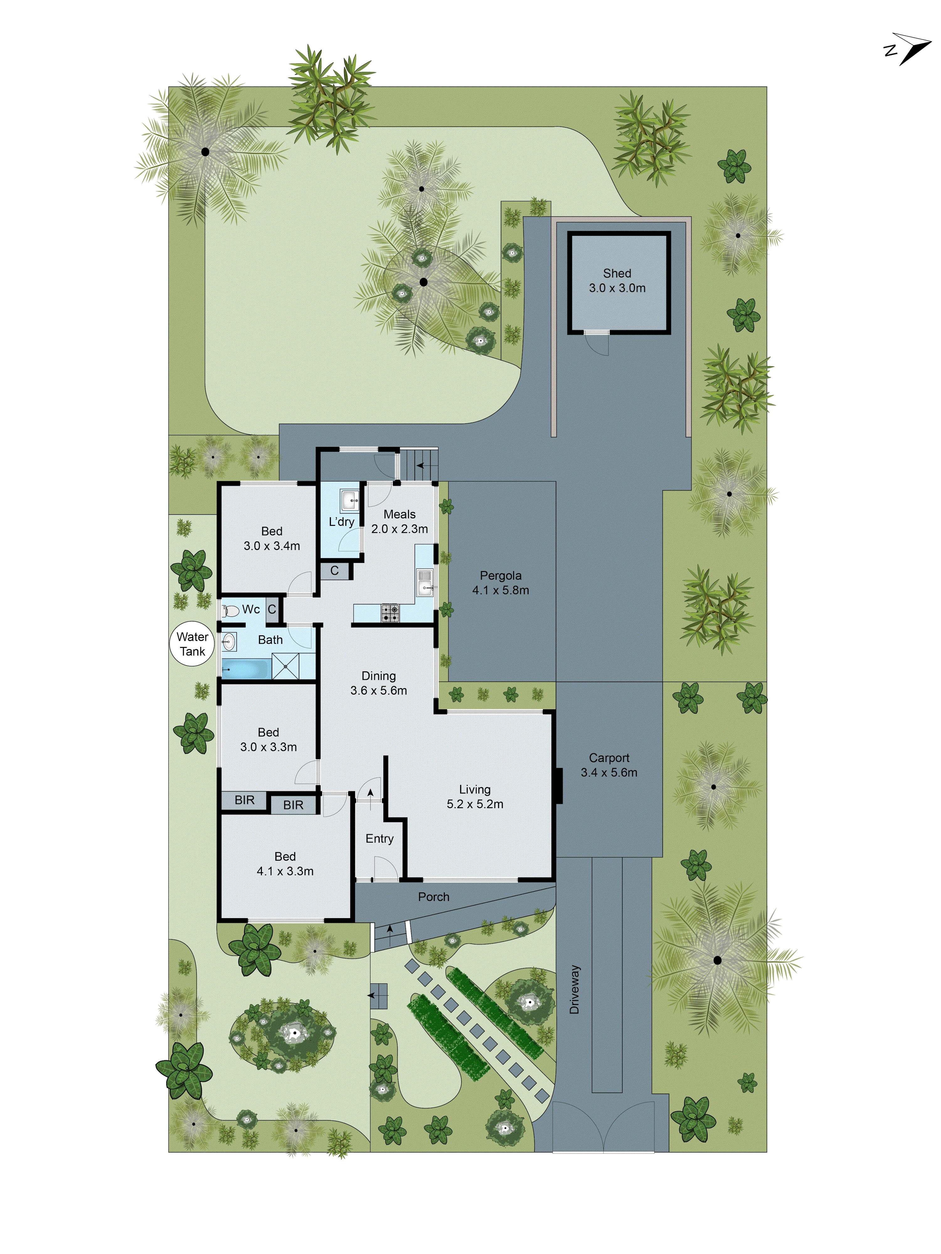 16 Brocka Avenue, Belmont VIC 3216 - Floorplan