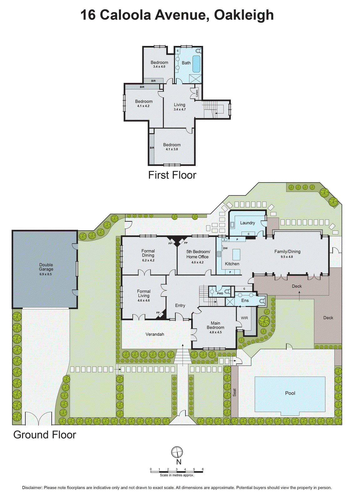 16 Caloola Avenue, Oakleigh VIC 3166 - Floorplan