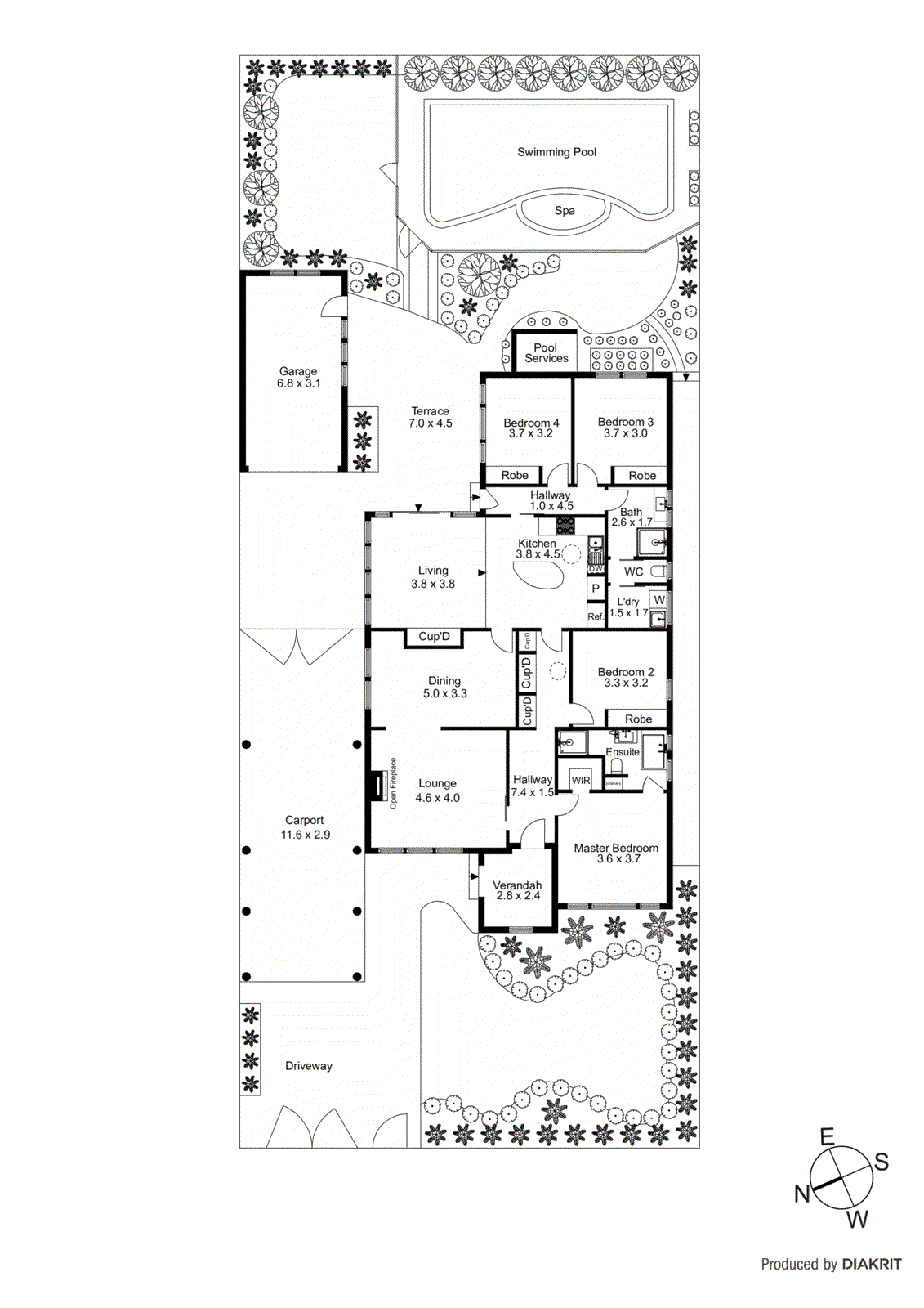 16 Carolyn Street, Hampton VIC 3188 - Floorplan