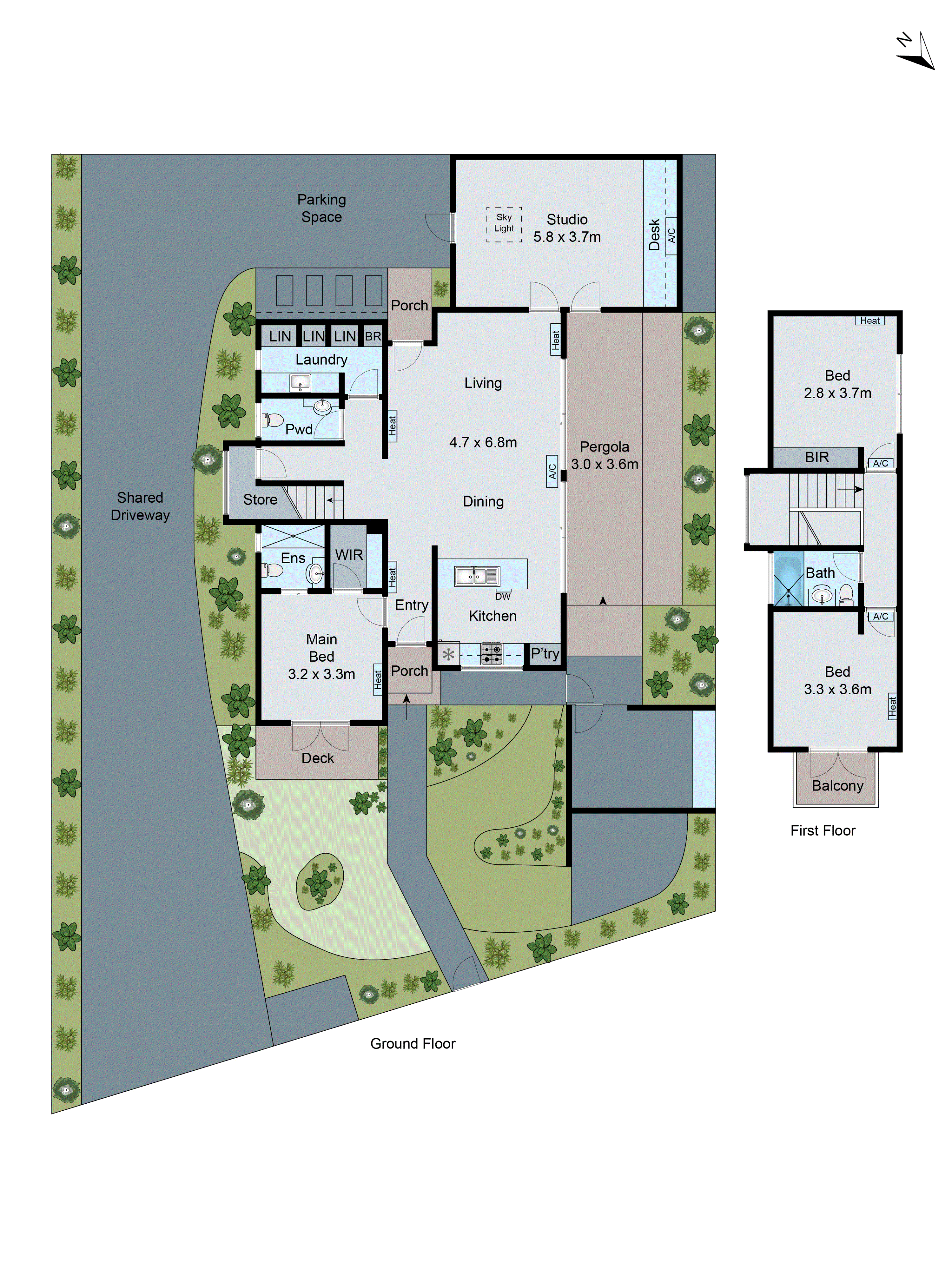 1/6 Cedar Grove, Highton VIC 3216 - Floorplan