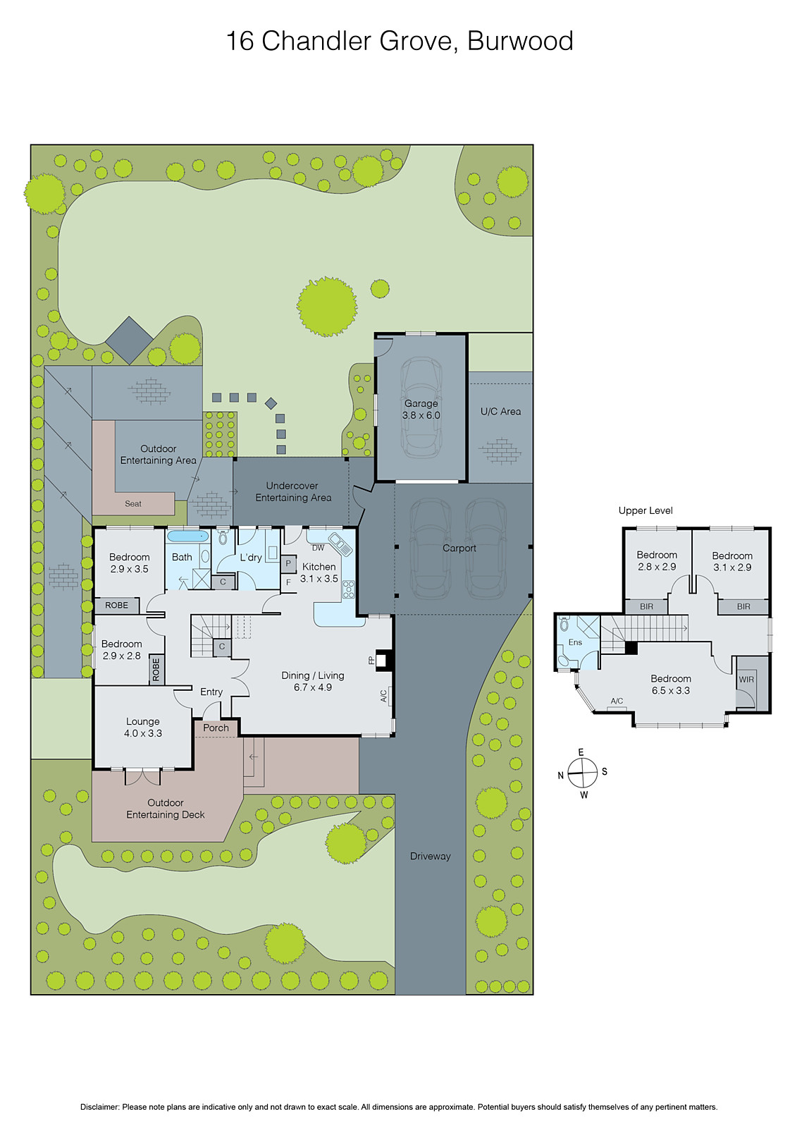 16 Chandler Grove, Burwood VIC 3125 - Floorplan