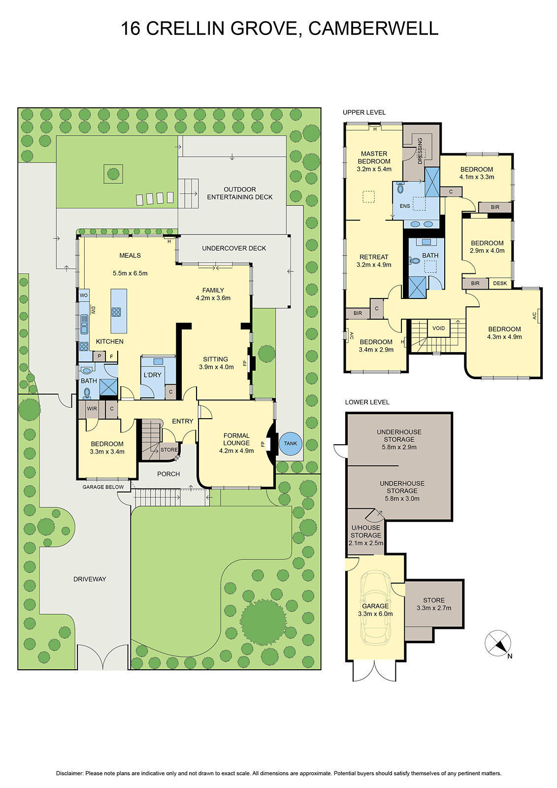 16 Crellin Grove, Camberwell VIC 3124 - Floorplan