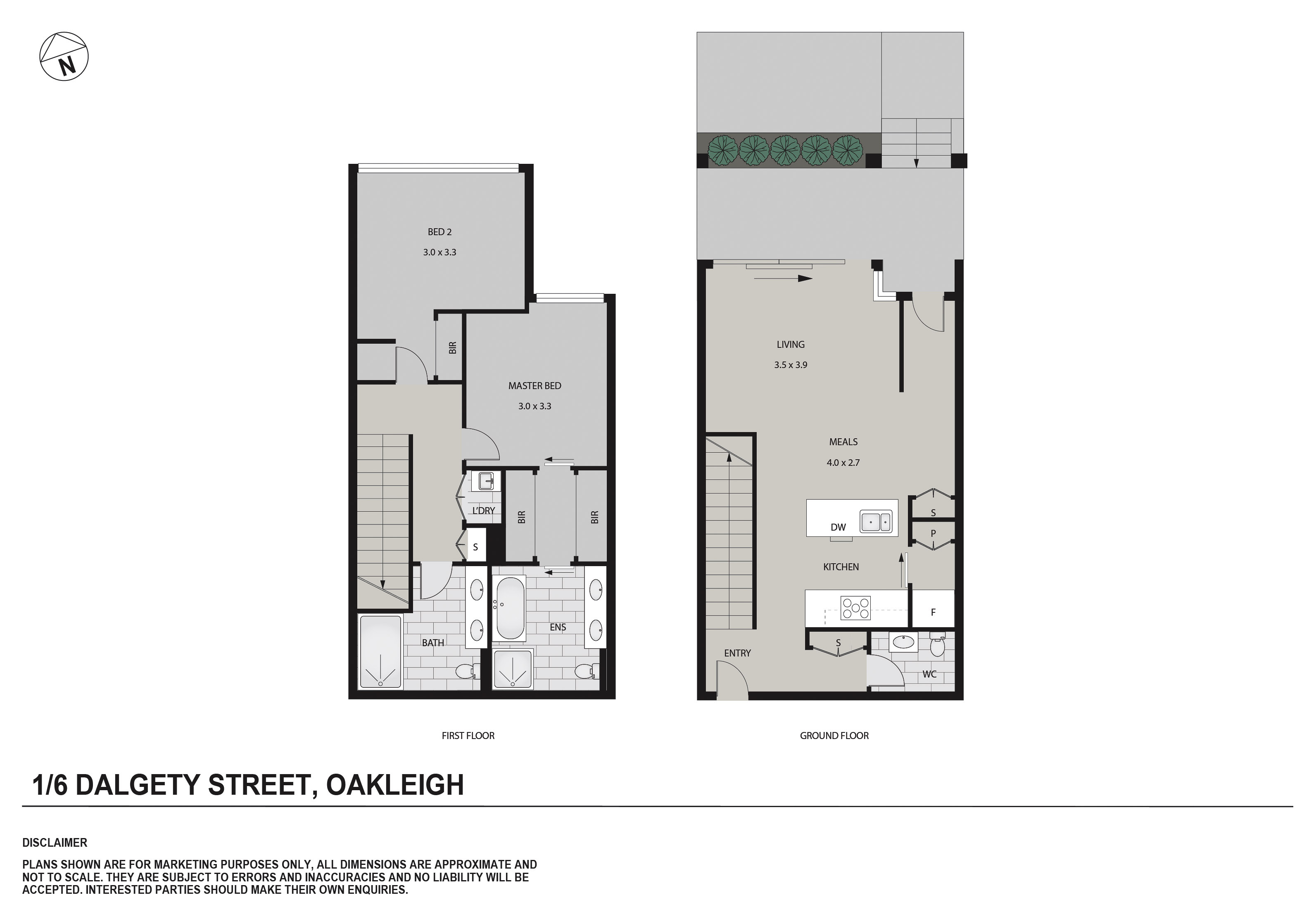 1/6 Dalgety Street, Oakleigh VIC 3166 - Floorplan
