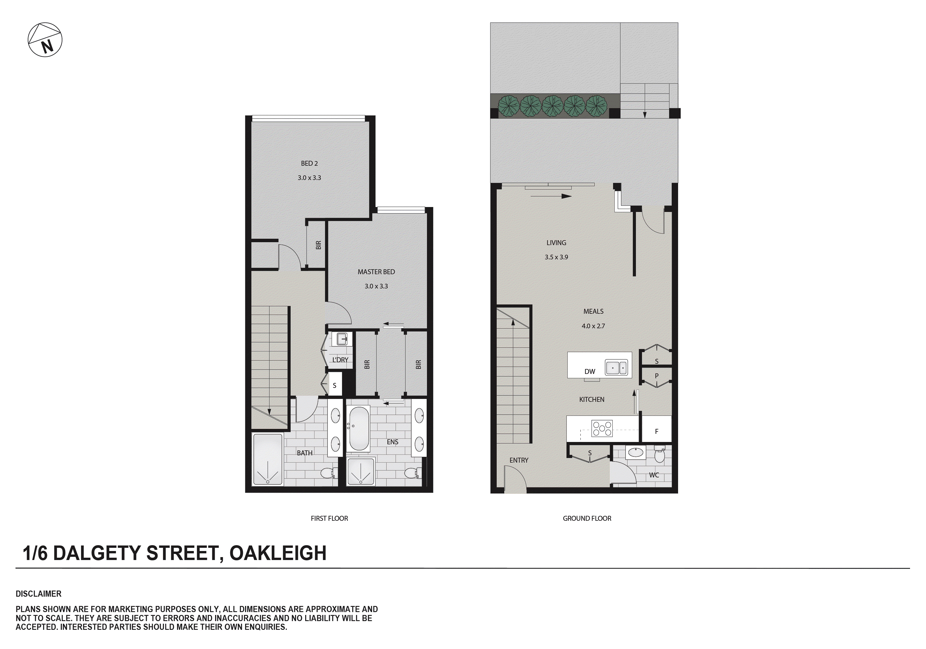 1/6 Dalgety Street, Oakleigh VIC 3166 - Floorplan